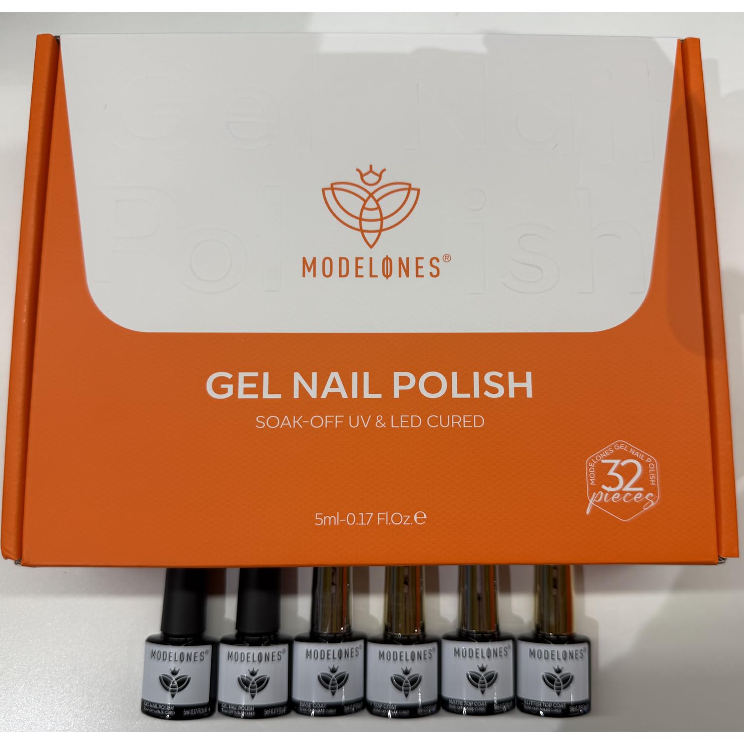 Detalle de Modelones Gel Nail Polish Set 28 Colors