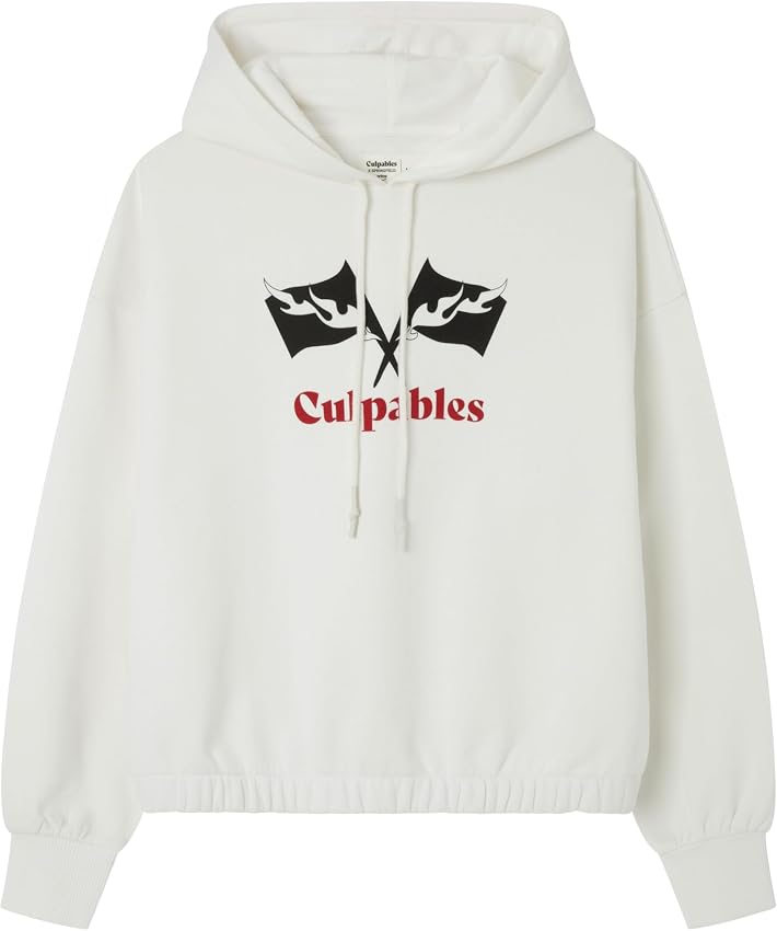 Imagen de Springfield Sudadera Mujer Capucha Estampado Culpables 🎨 S en OfertitasTOP