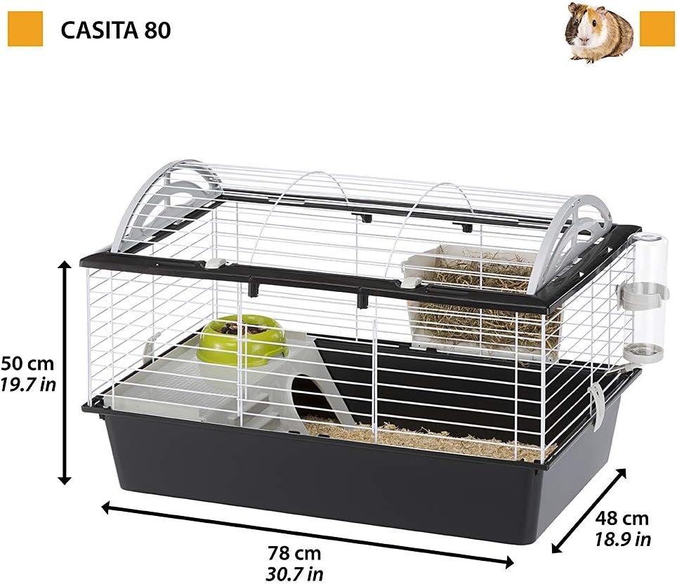 Detalle 2 de FERPLAST CASITA 80 78x48x50 cm cage 🐹