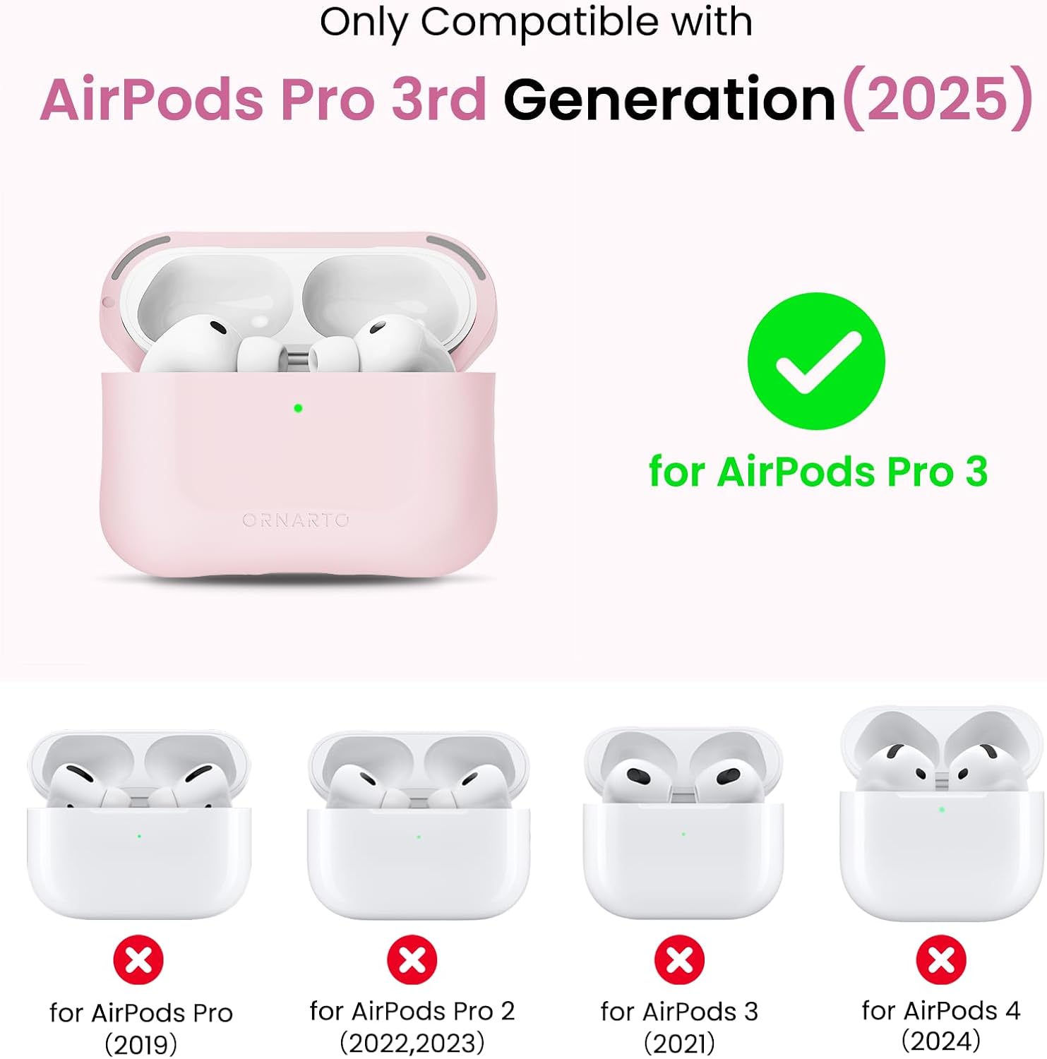 Thumbnail 1 de ORNARTO AirPods Pro 3 Case