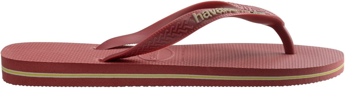 Detalle de Havaianas Brasil Logo infradito iconiche con suola antiscivolo, unisex adulti