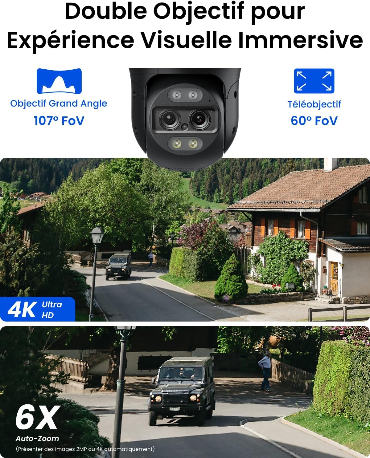 Detalle 2 de Reolink PTZ 4K Caméra extérieure 6x