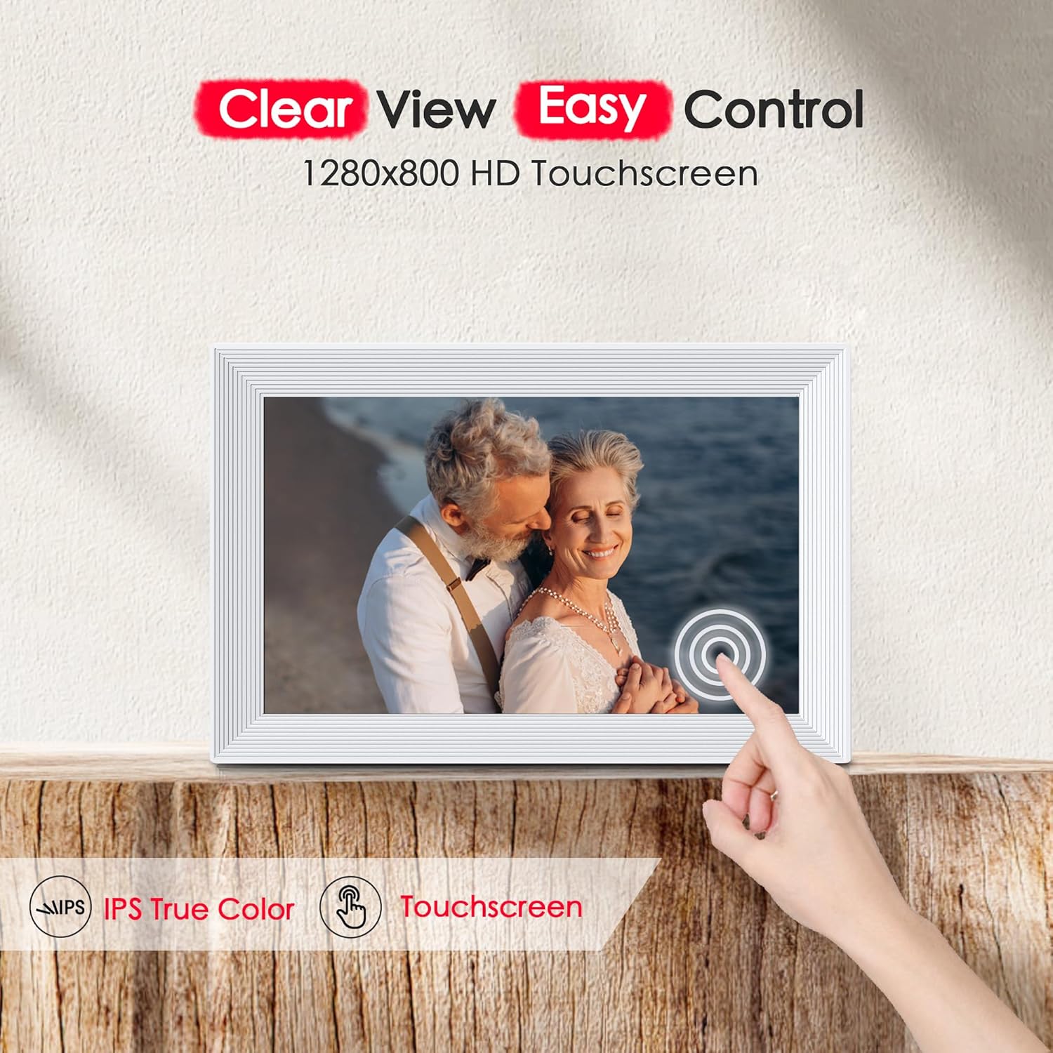 Detalle 1 de Frameo 10.1 inch Digital Picture Frame