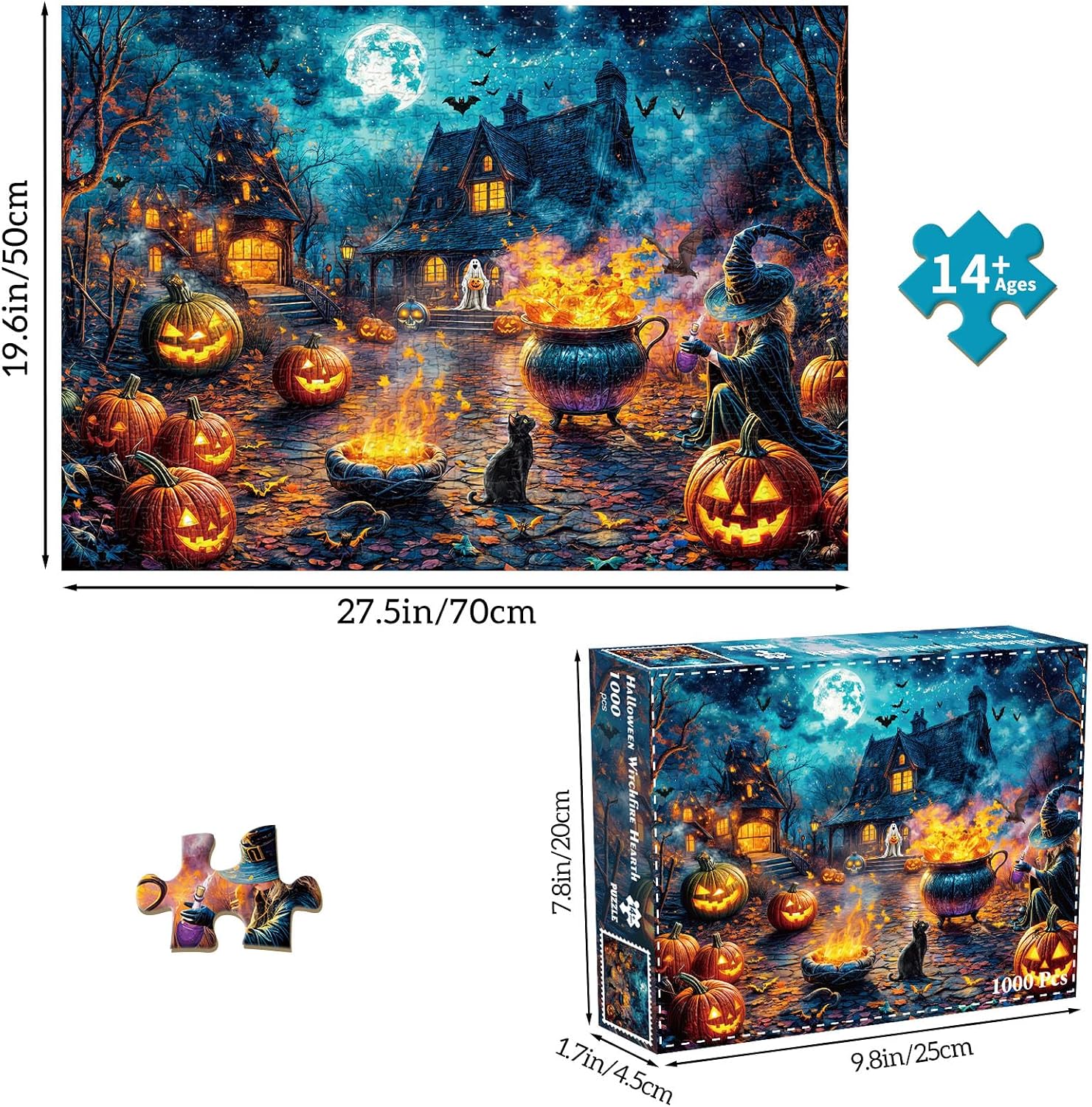 Detalle 2 de TangMosaic Adult Jigsaw Puzzle, 1,000 Pieces