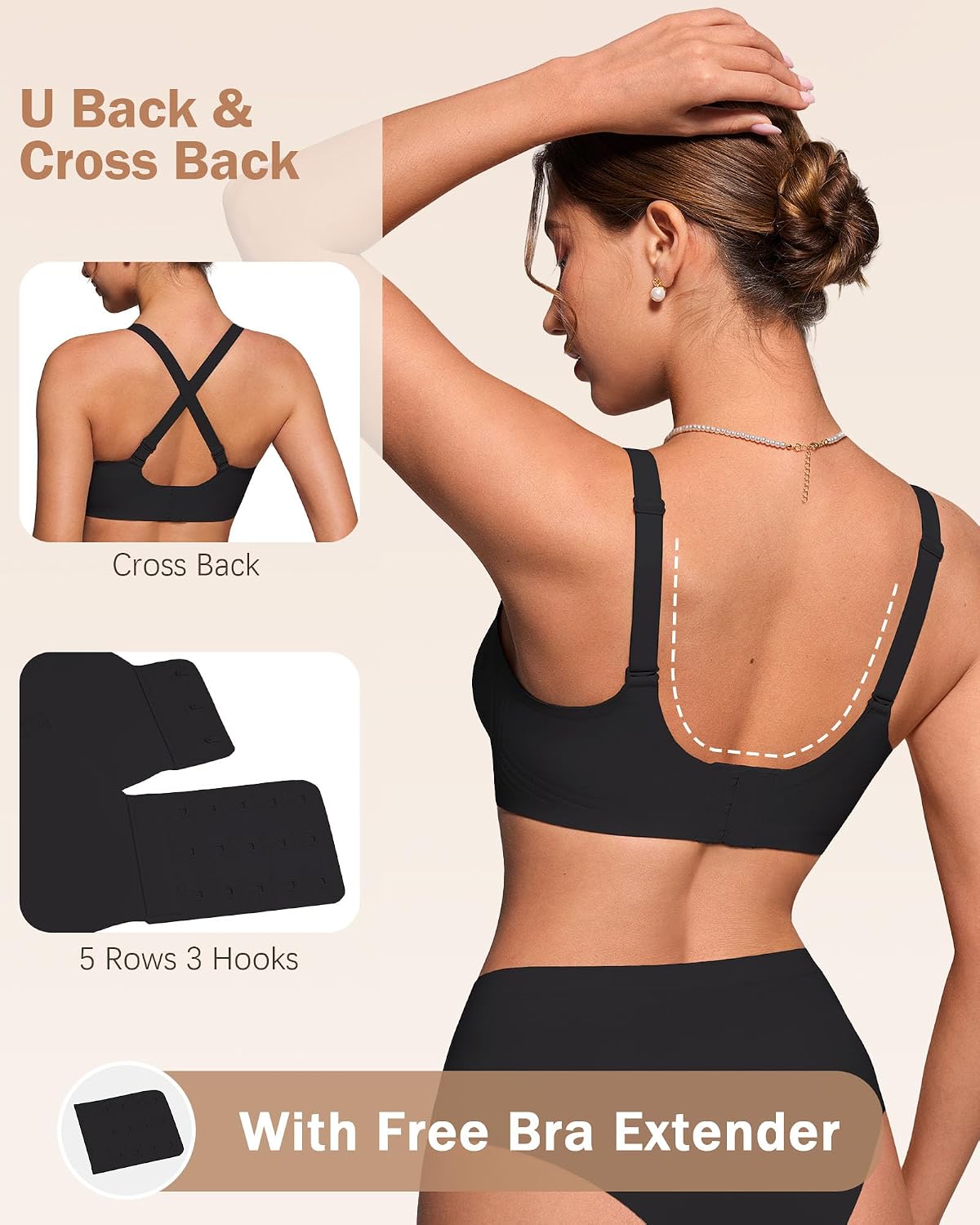 Thumbnail 3 de HORISUN Wireless Bra, Seamless