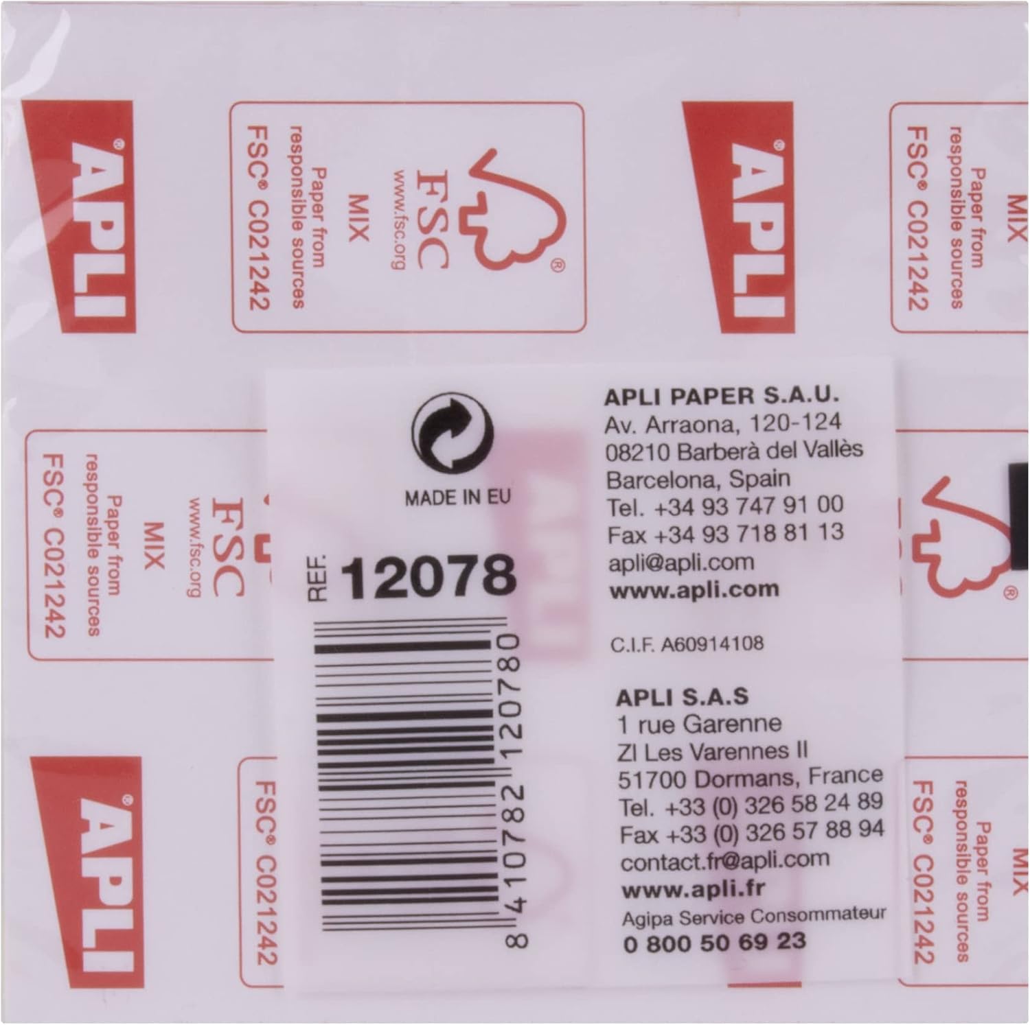 Detalle de agipa 12078 karteczki samoprzylepne 75 x 75 mm, żółte