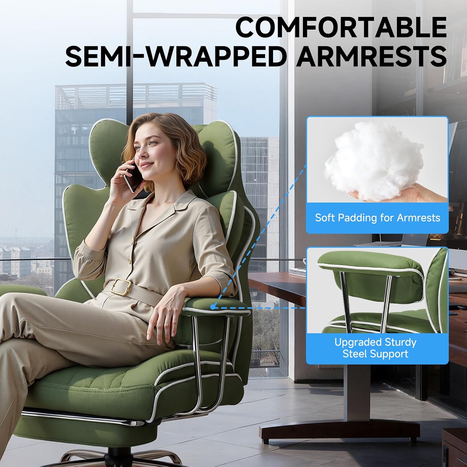 Detalle de GTPLAYER Gaming Chair, Fabric