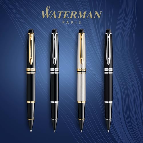 Thumbnail 5 de Waterman Expert roller, elegante acero inoxidable y oro ✒