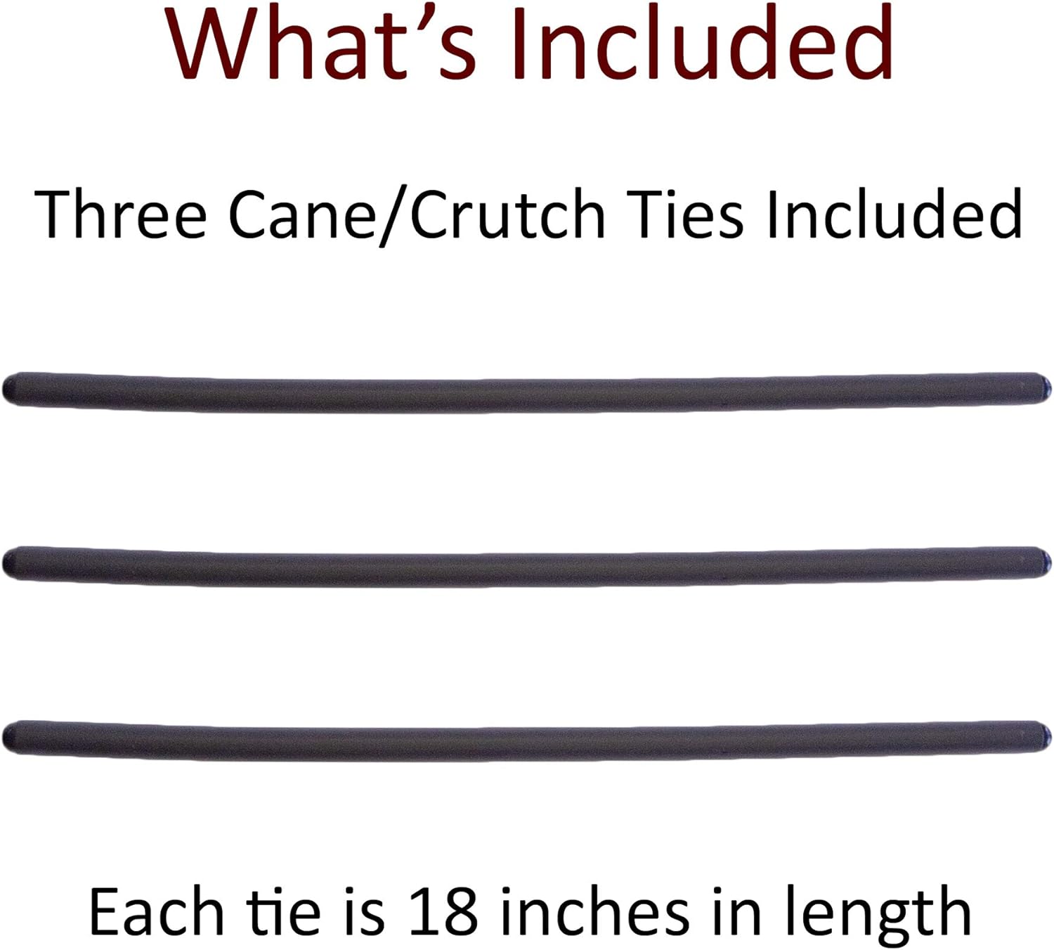 Detalle de Crutcheze Lot de 3 supports de canne (attaches en mousse) pour garder une canne à portée de main