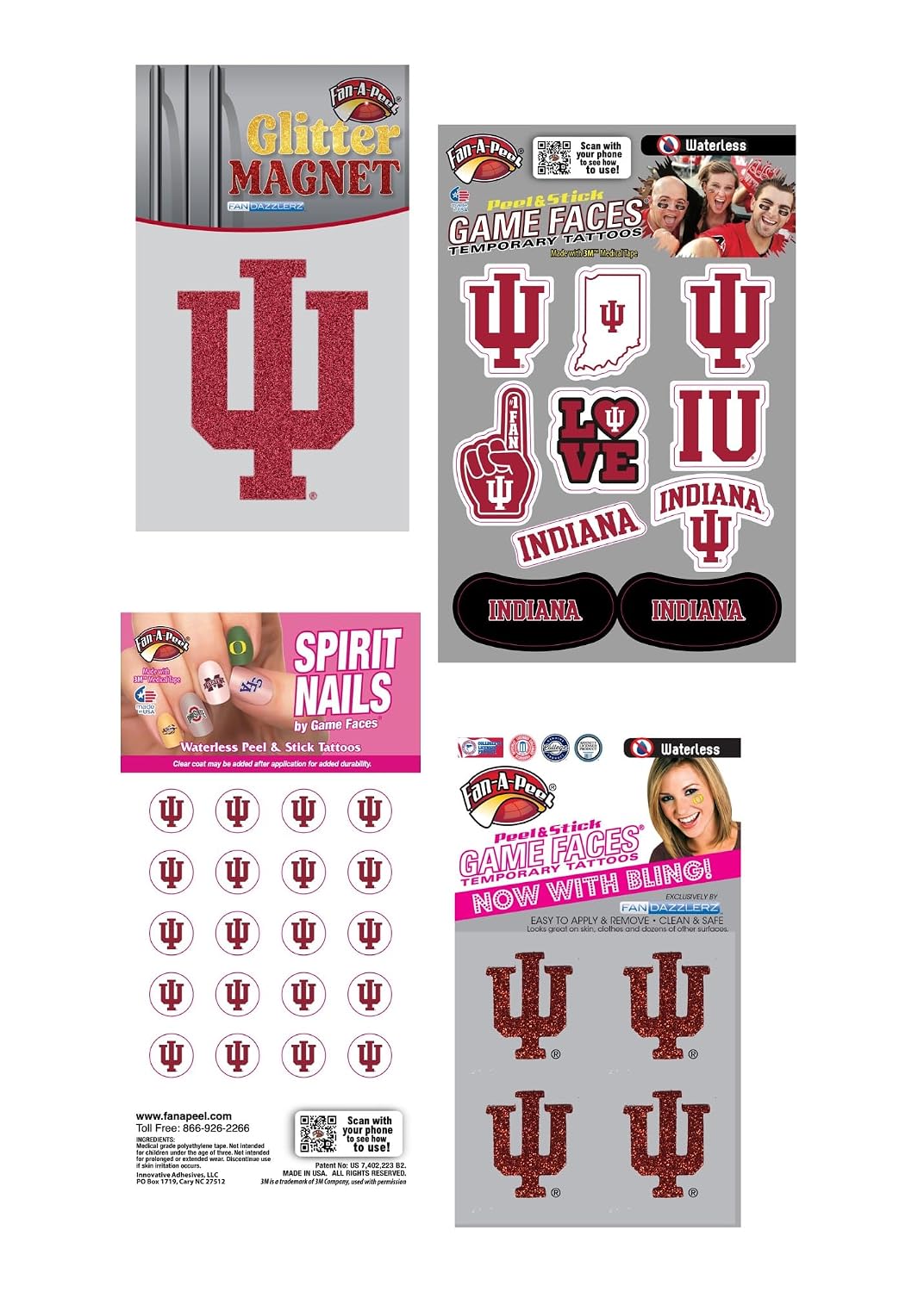 Detalle de Indiana Temporary Tattoo Bundle
