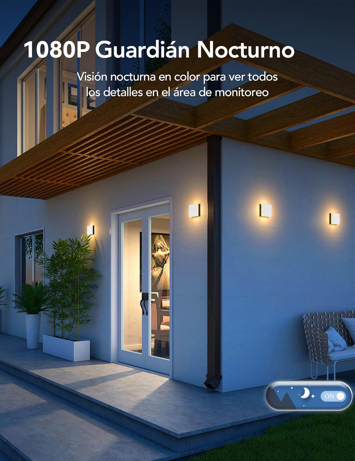 Detalle 2 de GNCC Cámara Vigilancia WiFi Exterior Solar 1080p
