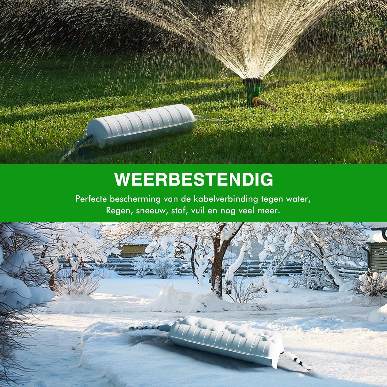 Thumbnail 4 de Restmo DE-O-ECC-1-WH1 kabeldoos IP44 voor buiten, 29 x 11 x 7,5 cm, wit