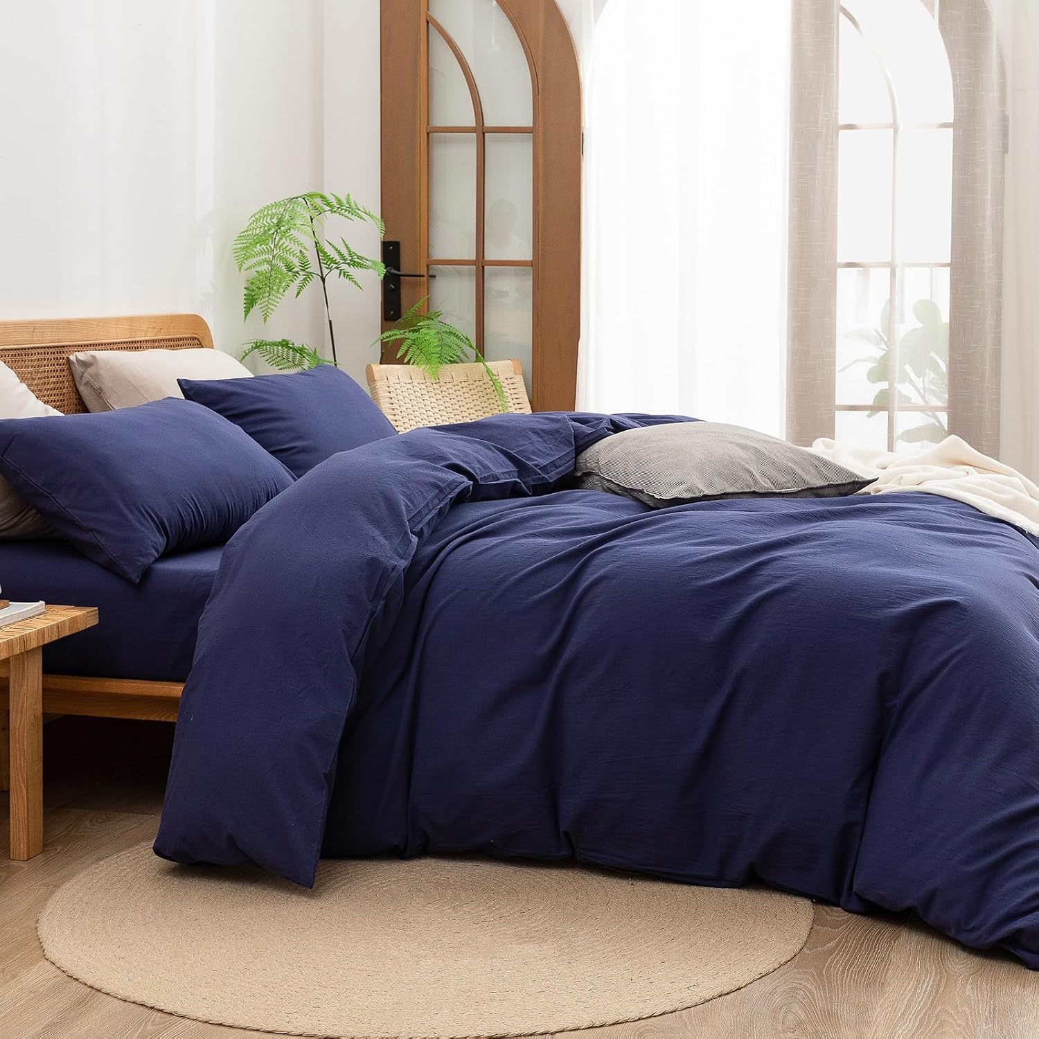 Detalle de BESTOUCH Duvet Cover Set Full 80x90 in
