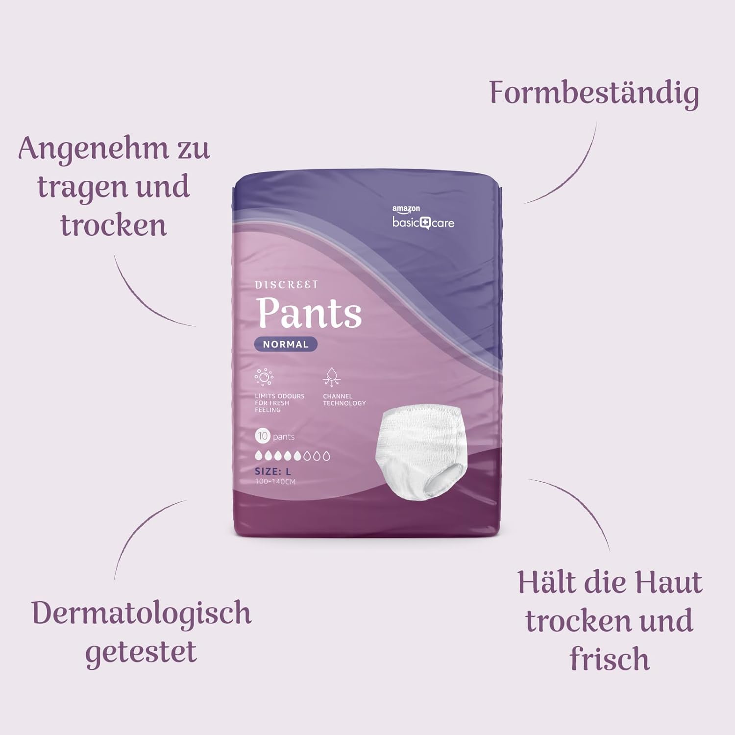 Thumbnail 2 de Amazon Brand Damen Pants Discreet Large 40 Stück