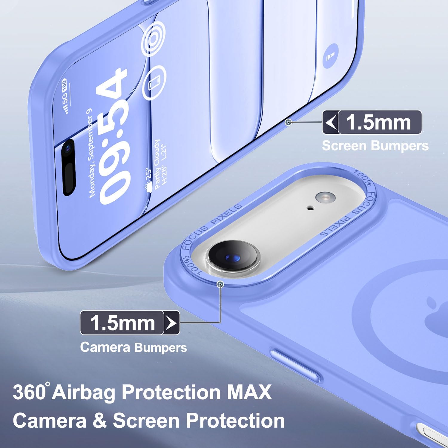 Thumbnail 5 de Newfuture iPhone 15 Pro Magnetic Case 6.1"