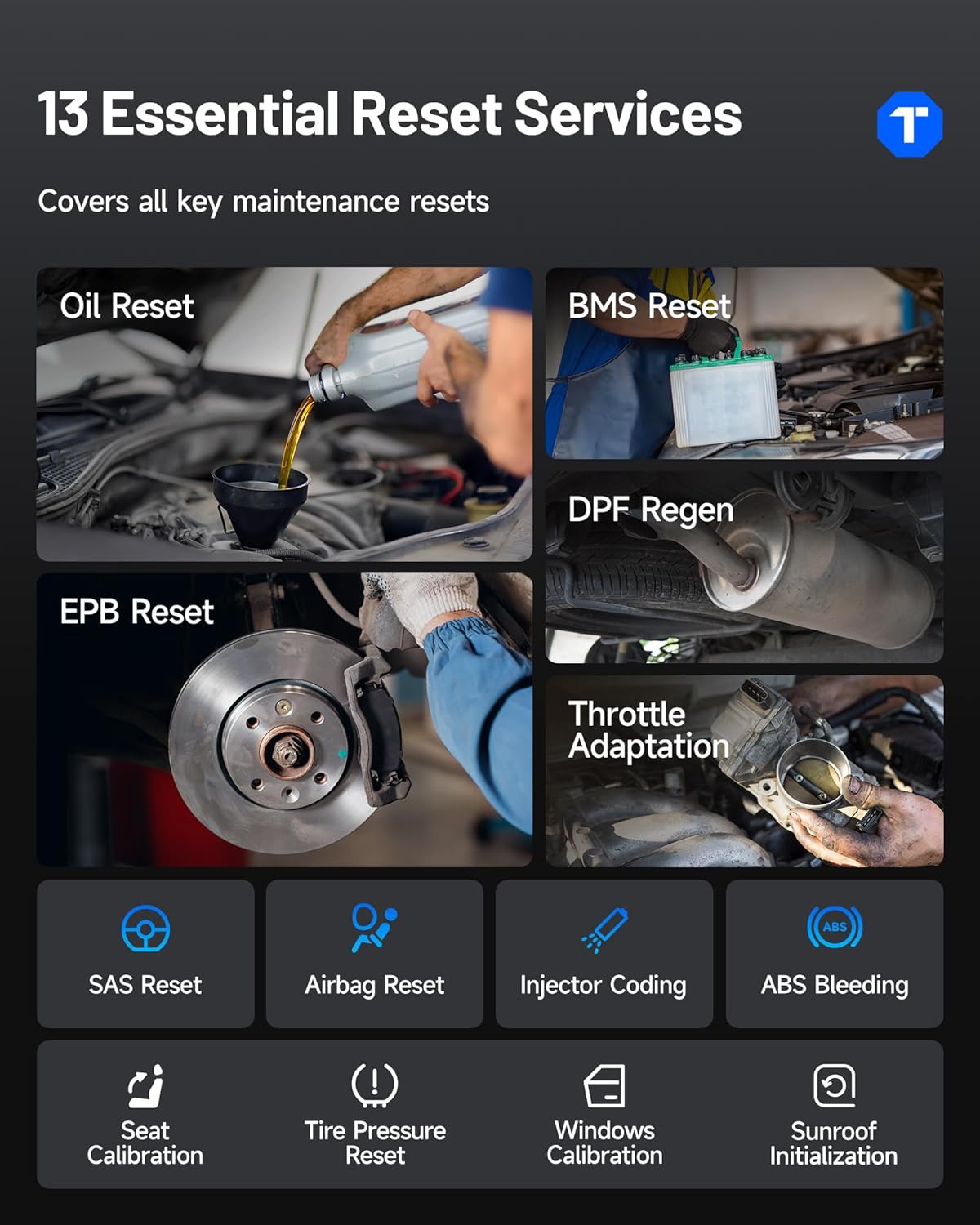 Thumbnail 2 de TopScan Pro OBD2 scanner, 13 resets