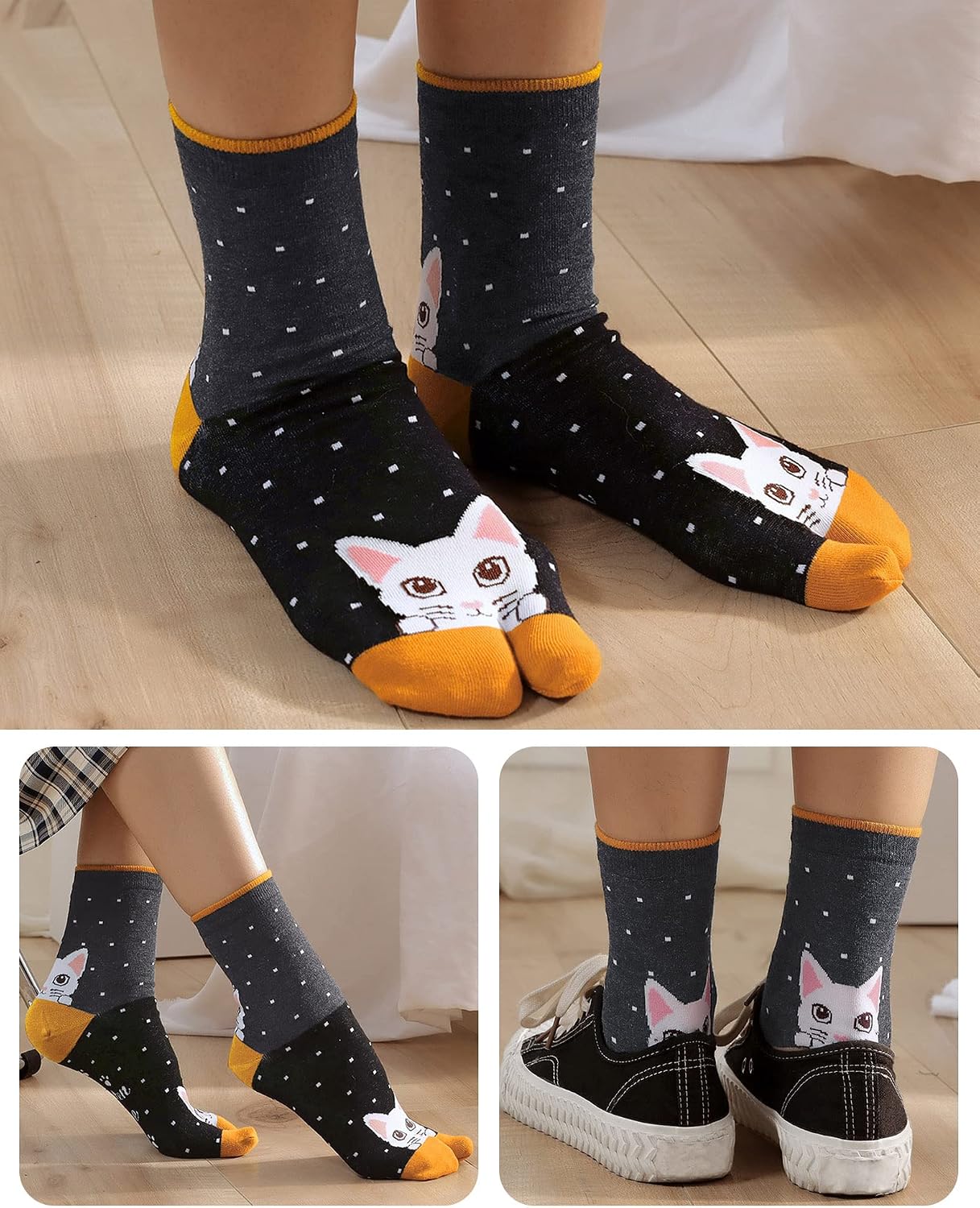 Detalle de Tabi 2 orteils coton Sakura 35-41
