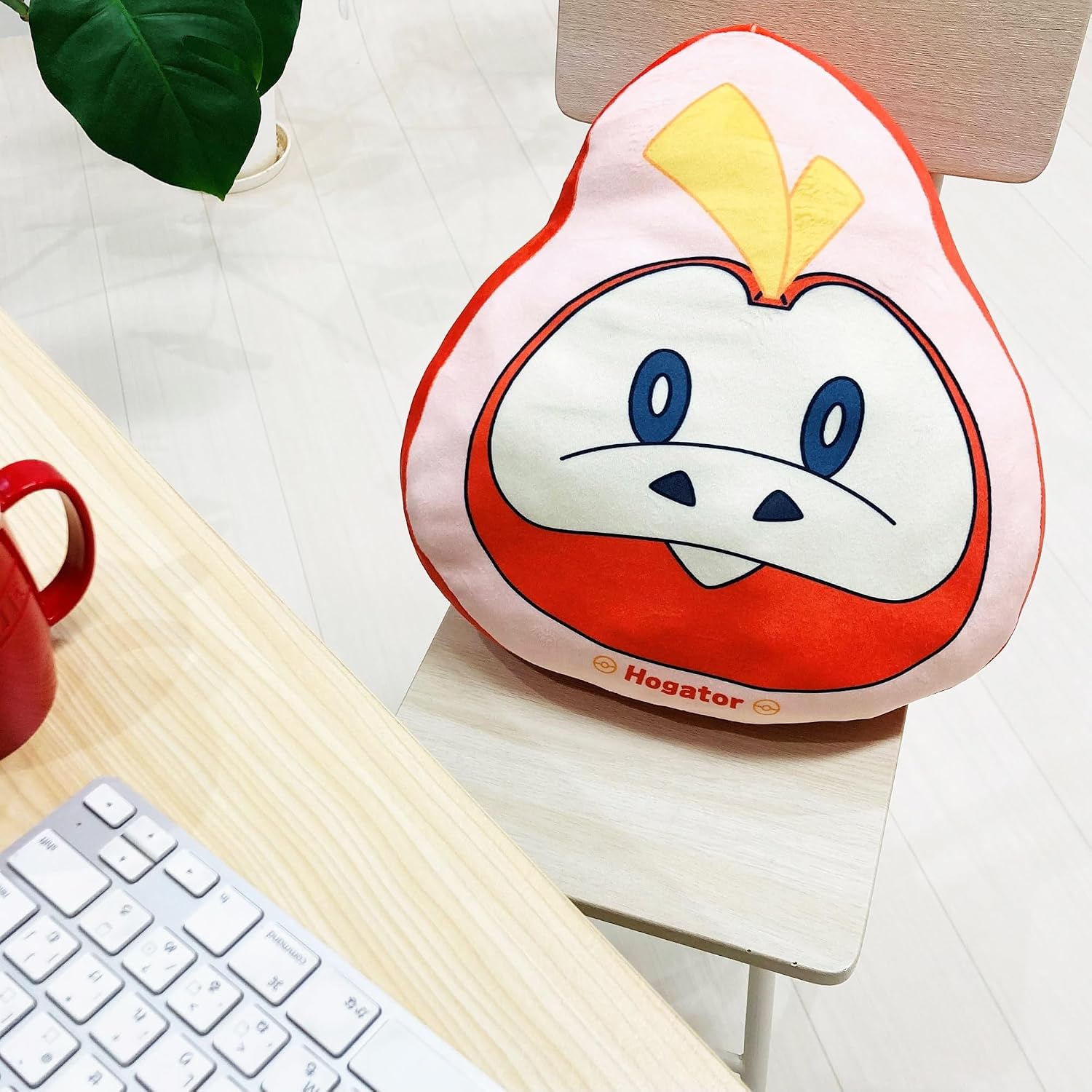Detalle 2 de MORIPiLO ポケモン ホゲータ 抱き枕 もちもちフェイスクッション 30×25×8cm