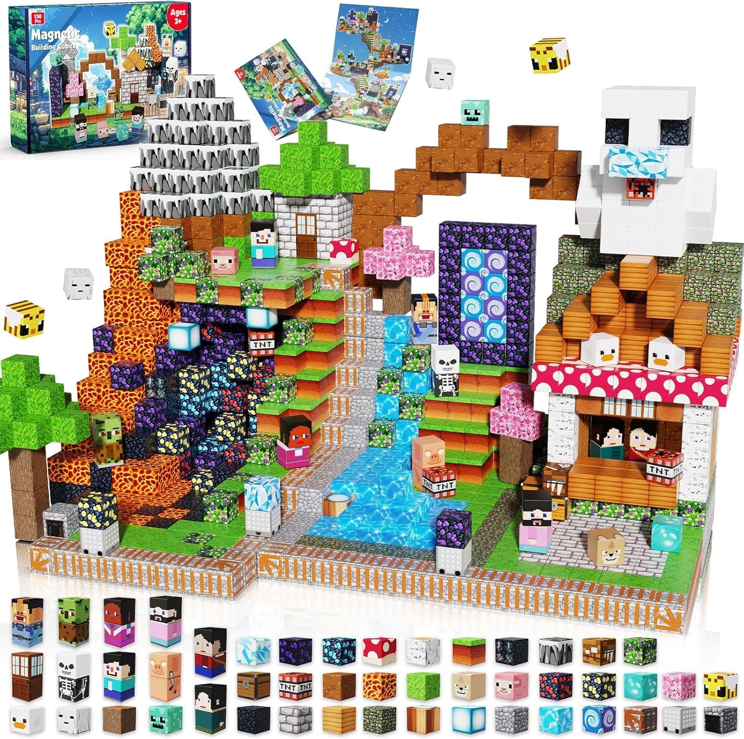 Thumbnail 6 de Magnetopia Magnetic Blocks 150-piece building set 🧩