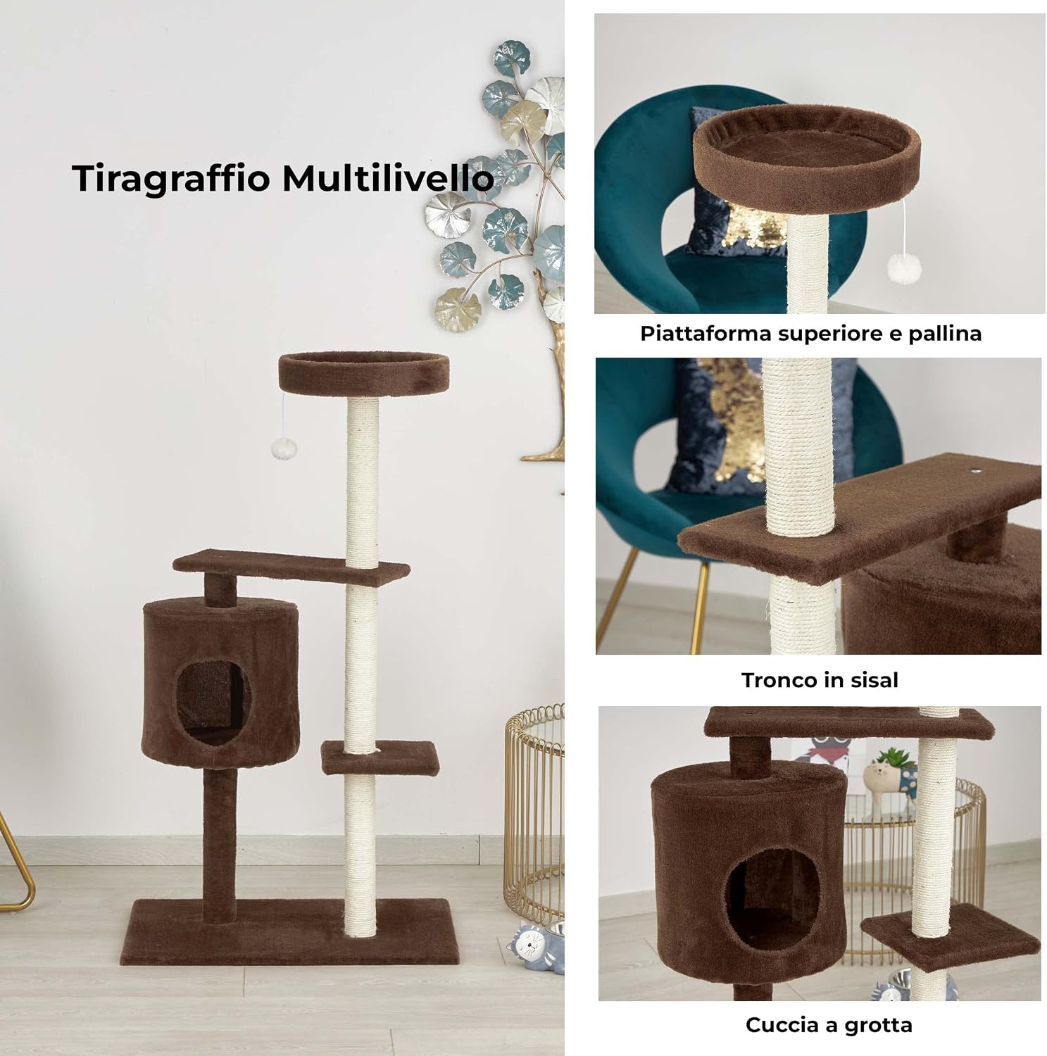 Thumbnail 2 de Baroni Home Tiragraffi Albero 105 cm