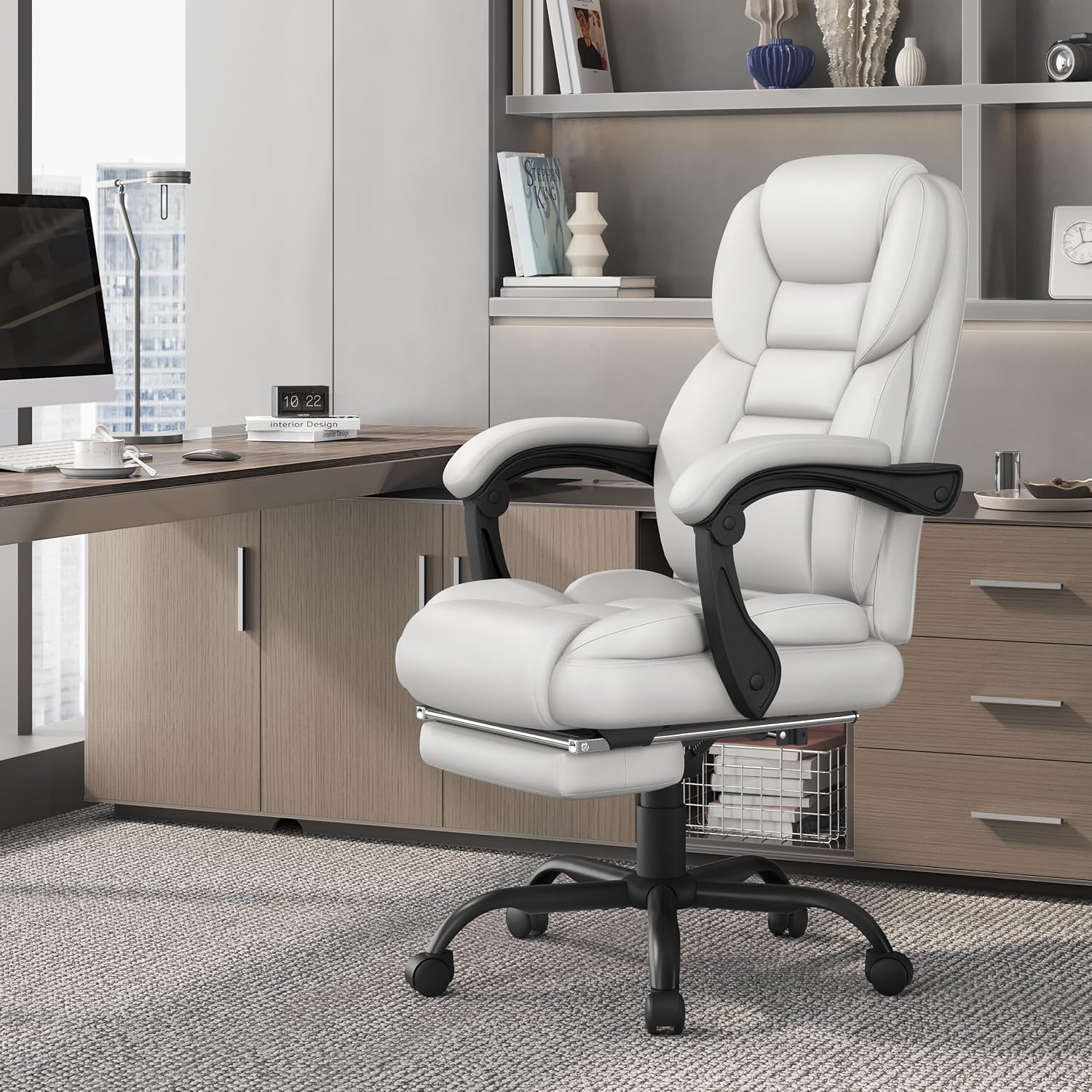 Detalle 2 de Yaheetech Poltrona Ufficio Ergonomica 136 kg