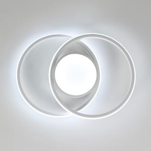 Thumbnail 5 de Comely Plafoniera LED rotonda da soffitto 42W, 4800LM, 6500K – Design Moderno, Bianco
