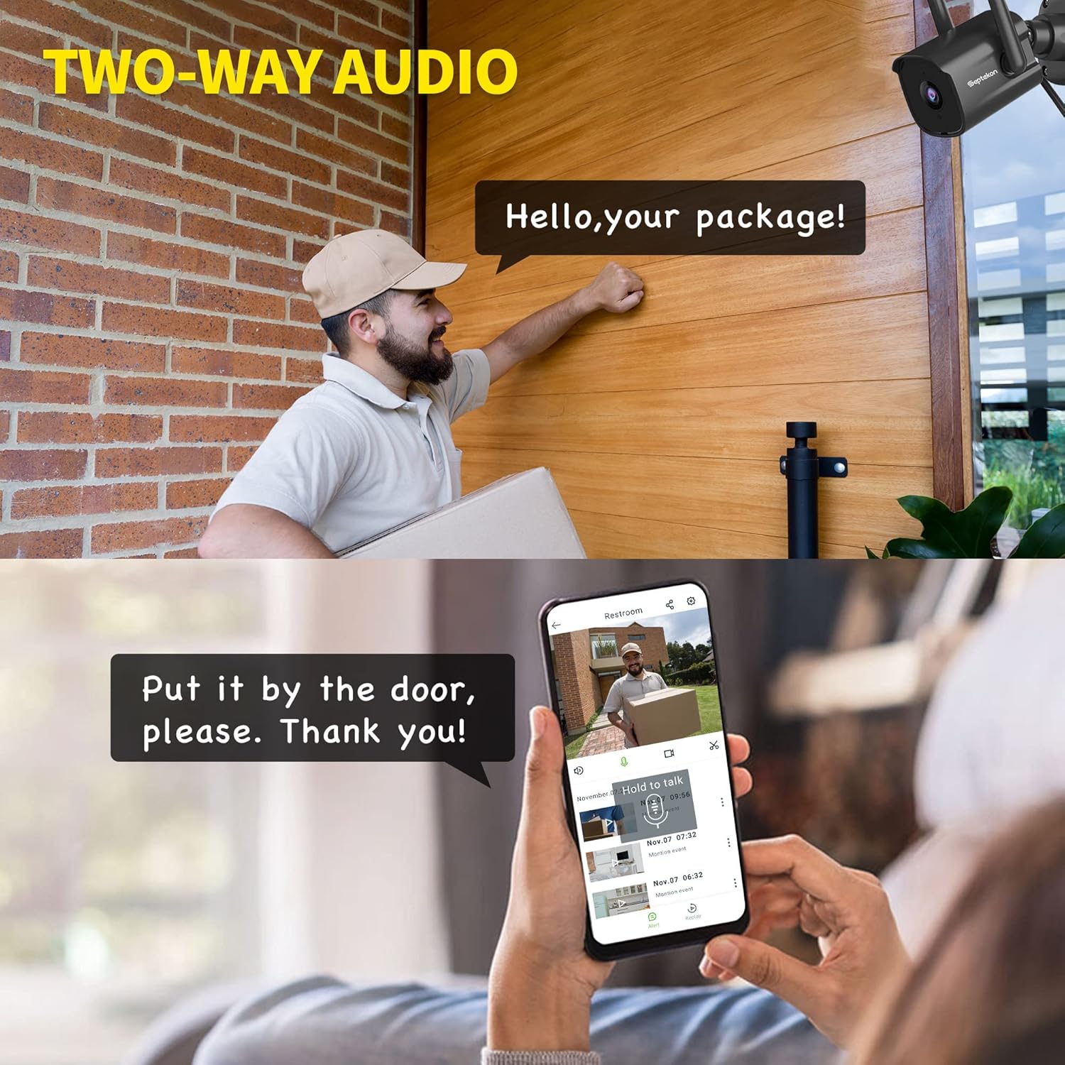Thumbnail 3 de Septekon P30i 2K outdoor security camera