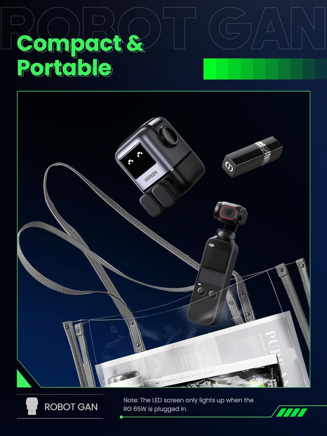 Thumbnail 6 de UGREEN Uno Charger 65W USB‑C Nexode 3‑Port GaN Charger 🔌
