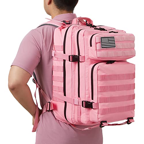 Thumbnail 3 de QT&QY Mochila táctica militar 45L Molle (45L) para asalto, bug out y senderismo de 3 días