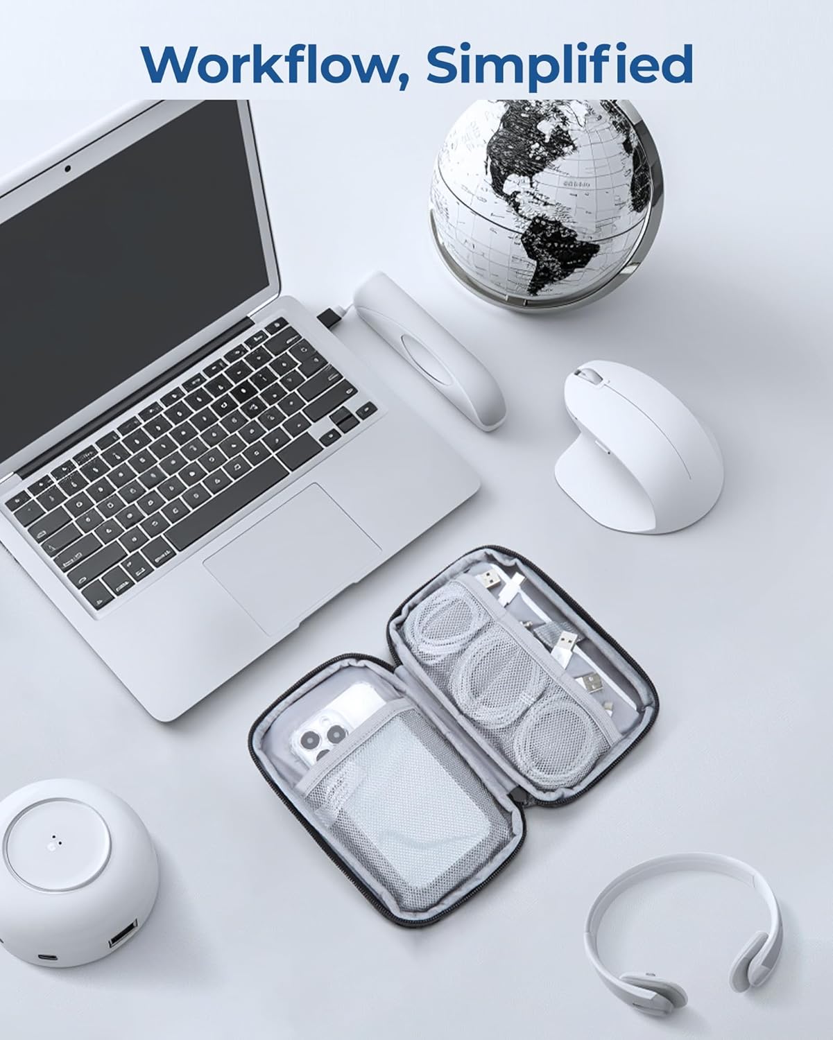 Detalle de bagsmart tech organiser travel case 20 x 12 cm