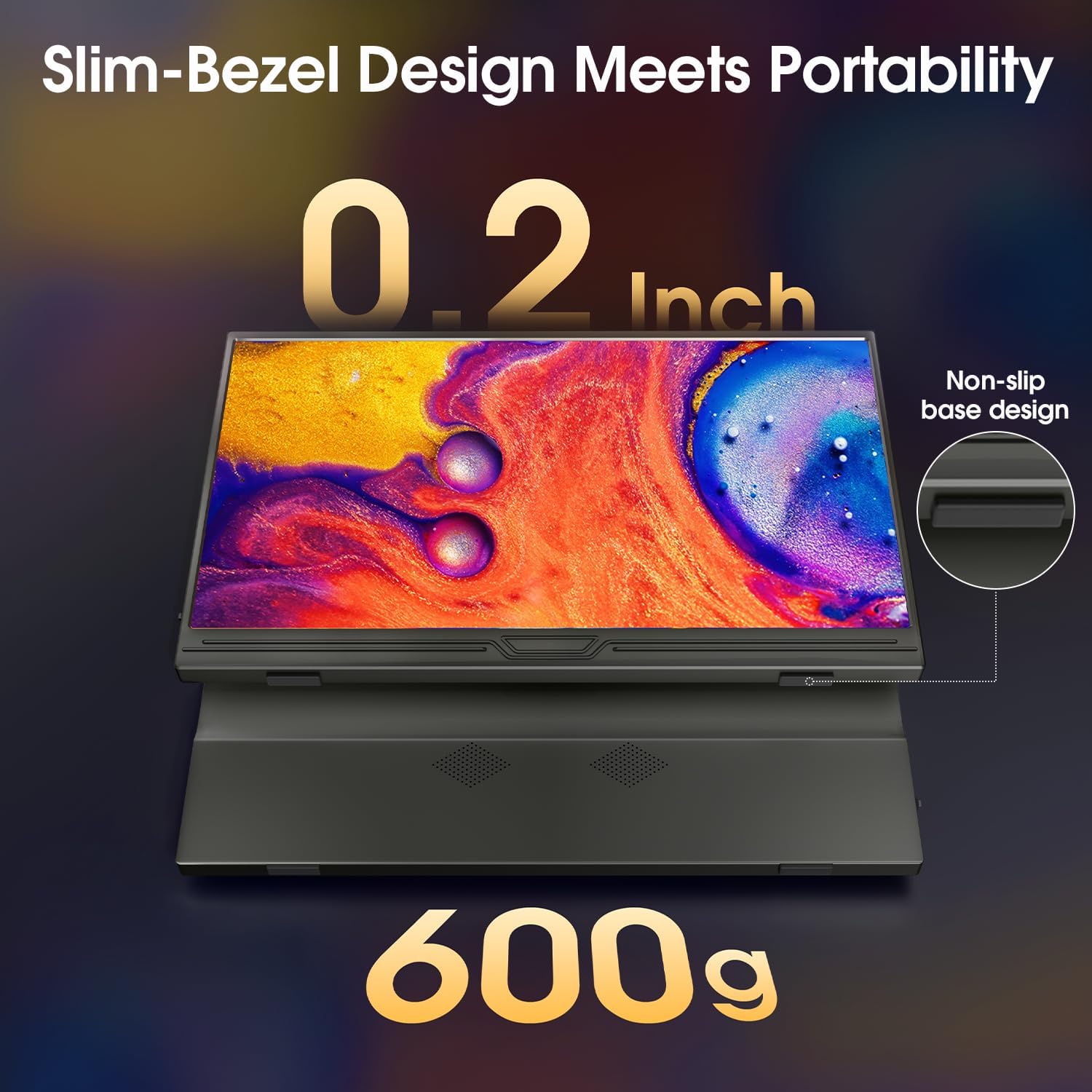 Detalle de CUIUIC Portable Monitor 15.6 inch 1080p