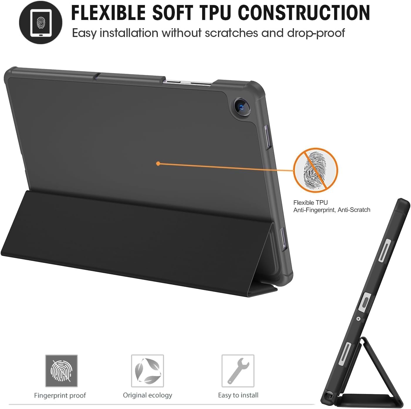 Thumbnail 5 de ProCase Hülle Galaxy Tab A11 Plus 11 Schwarz