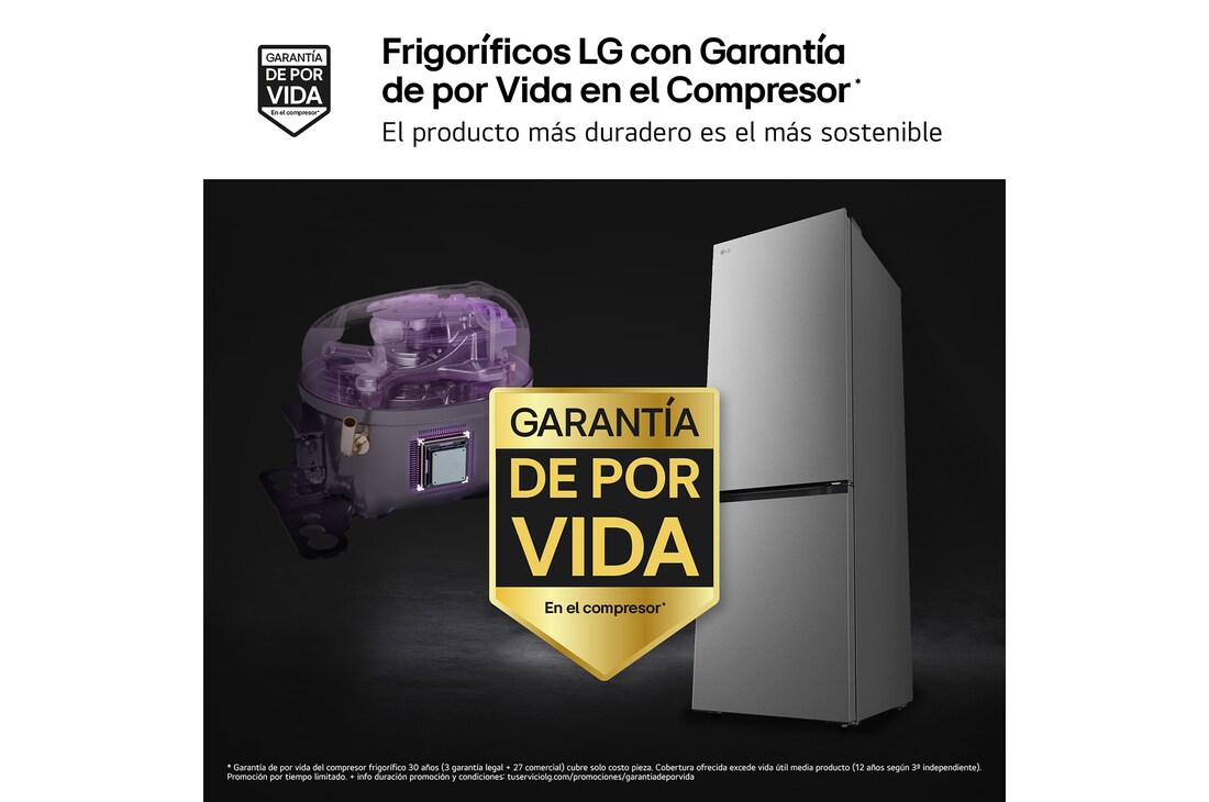 Thumbnail 3 de LG GBBS514CPY Frigorífico Combi 333 l, 1,86 m