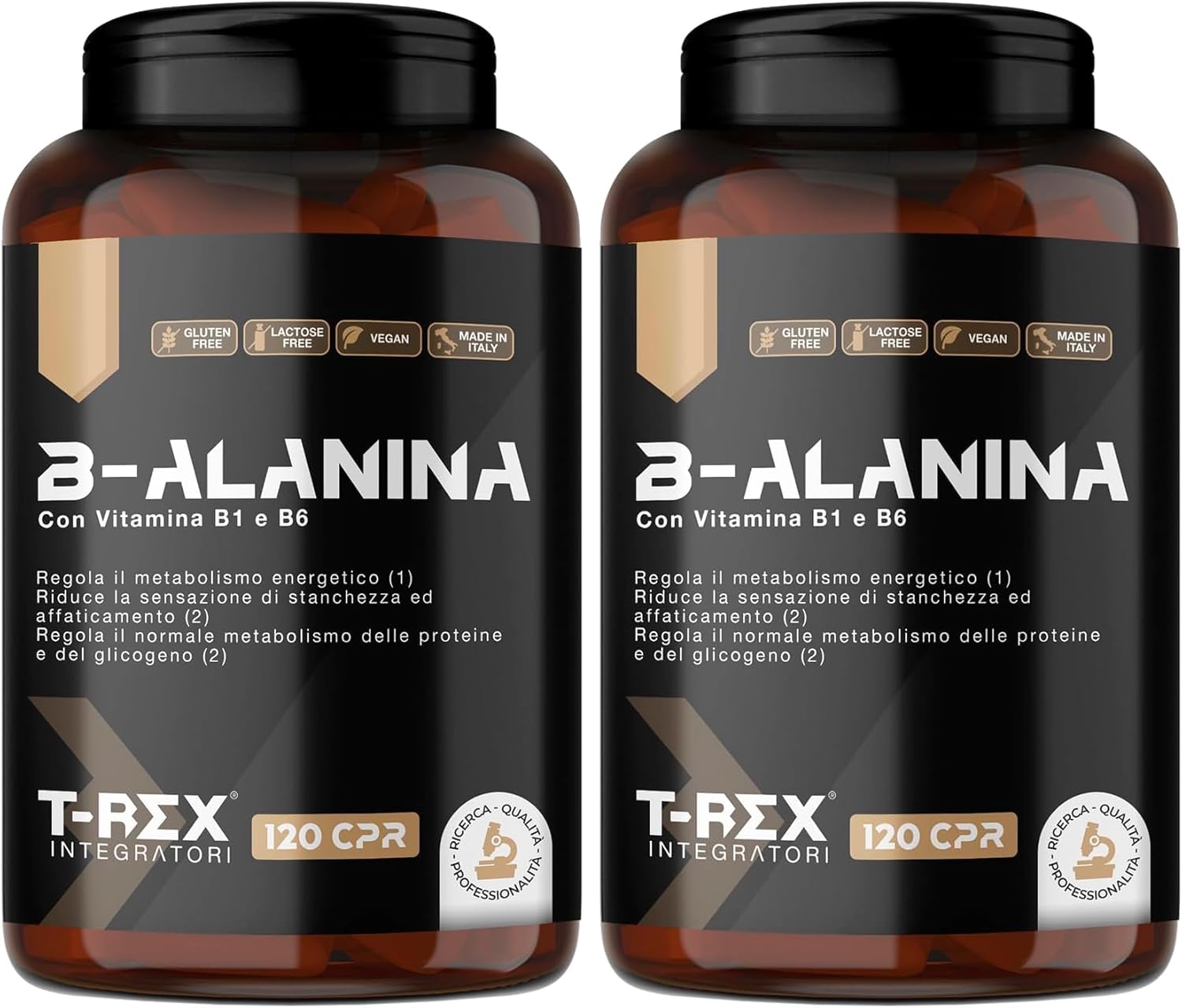Thumbnail 6 de Beta Alanina 120 compresse da 1000 mg | Integratore con Vitamine B1 e B6 per post-allenamento