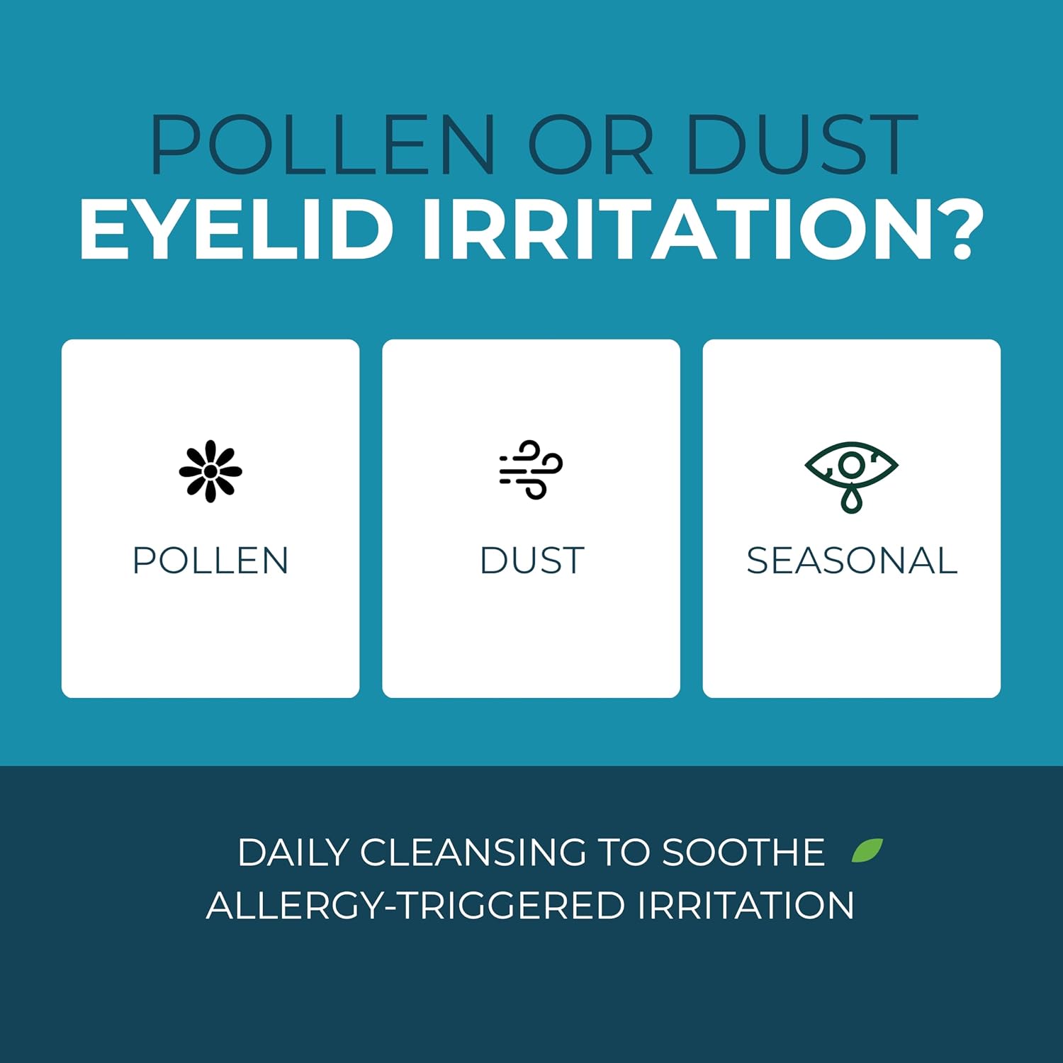 Detalle de NOVEHA 60-Pack Allergy Relief Eyelid Wipes (Pre-moistened, Hypoallergenic)