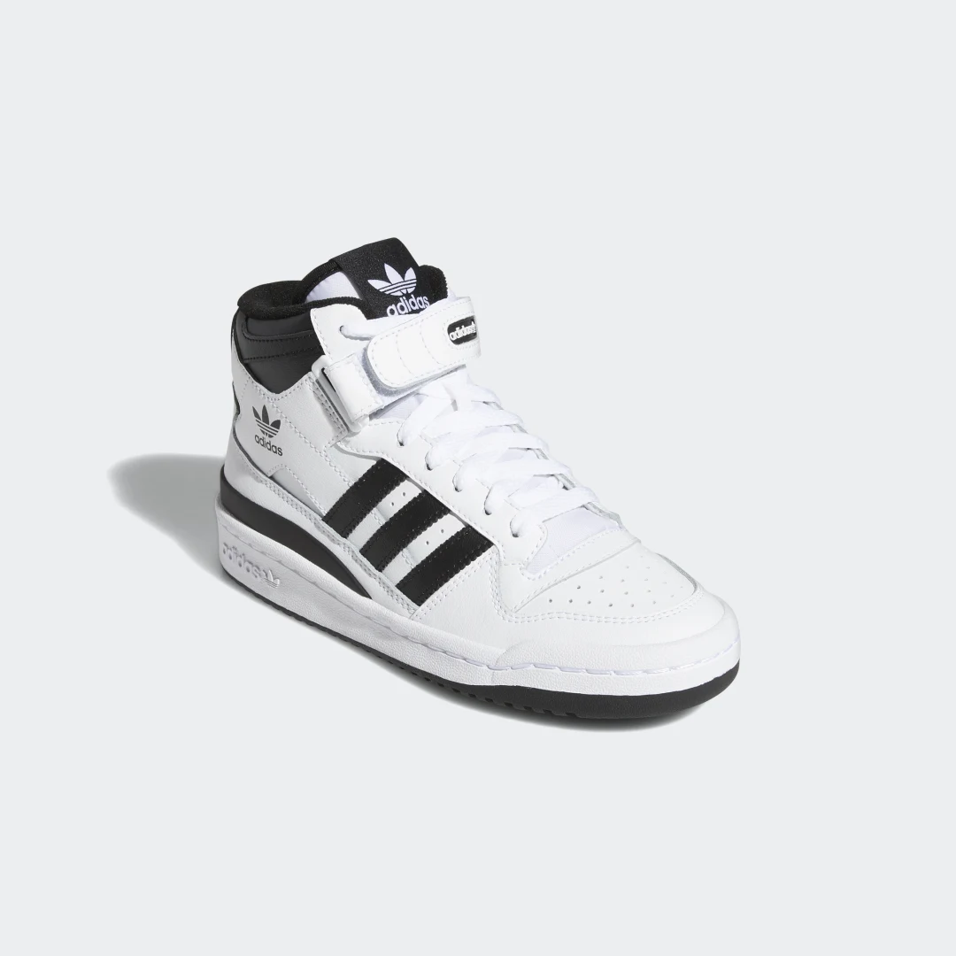 Thumbnail 3 de Adidas Forum Mid Blanco: estilo clásico para el día a día