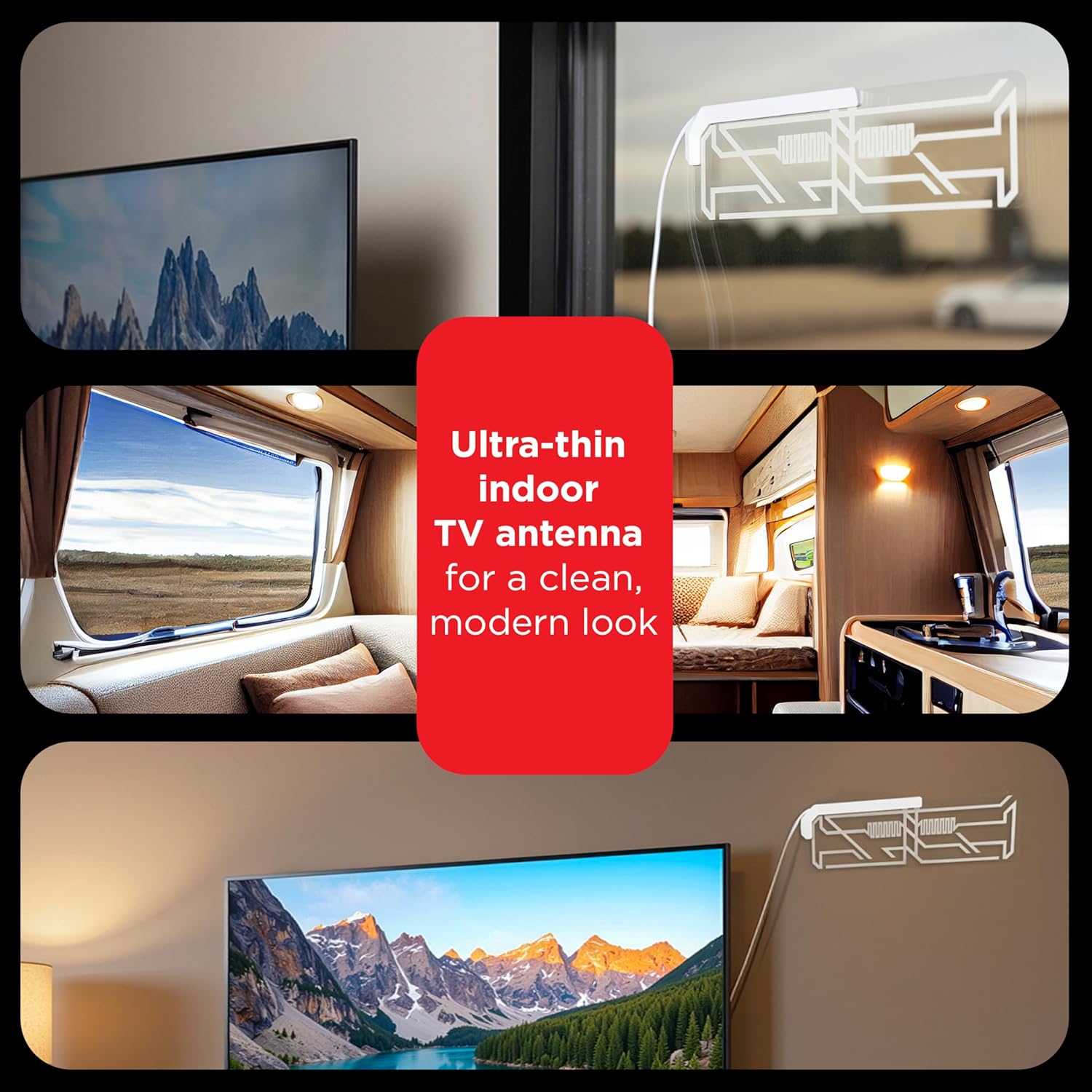 Detalle 2 de UltraPro Indoor TV Antenna (86002) for Smart TV – Long Range HD Local Channels