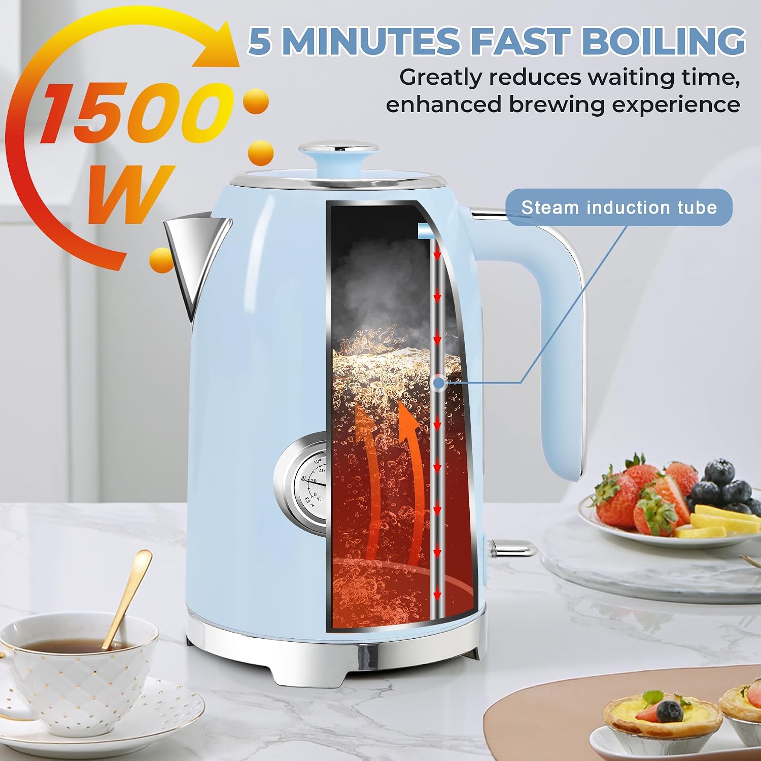 Thumbnail 2 de SUSTEAS Electric Kettle 57oz 🫖
