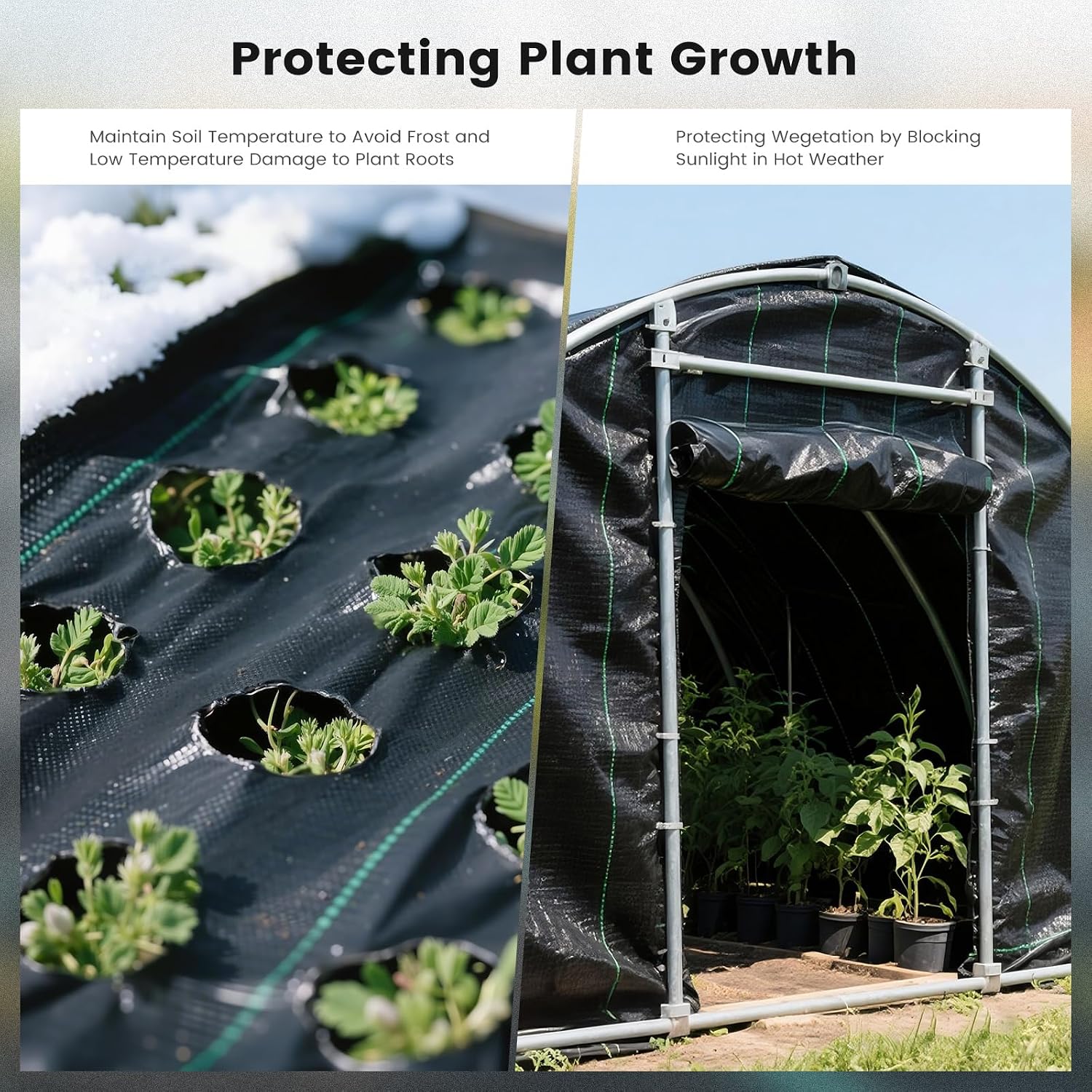 Thumbnail 3 de Heavy Duty Weed Control Membrane 3Mx10M for Gardens