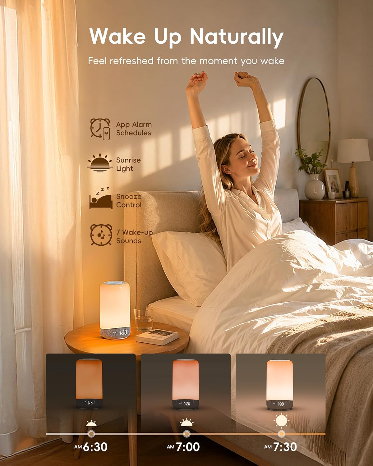 Thumbnail 5 de ecozy 3-in-1 Sunrise Alarm Clock