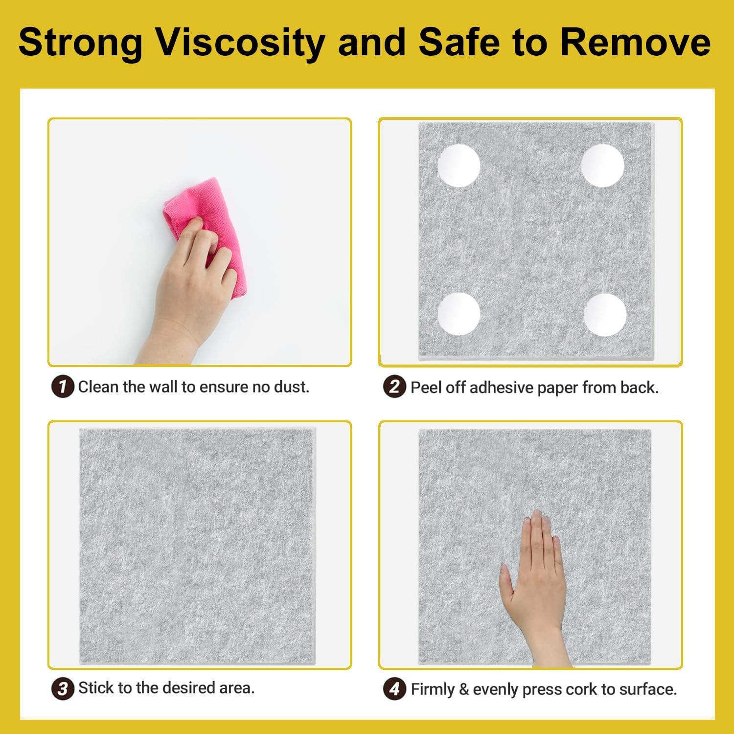 Thumbnail 4 de Acidea 30x30cm Felt Bulletin Board set 🎯