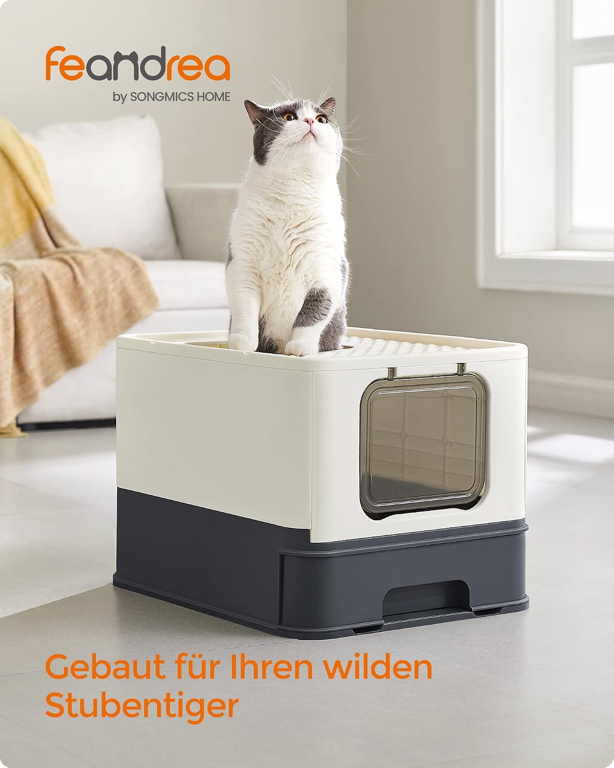 Thumbnail 1 de Feandrea Katzenklo 15 kg, mit Deckel
