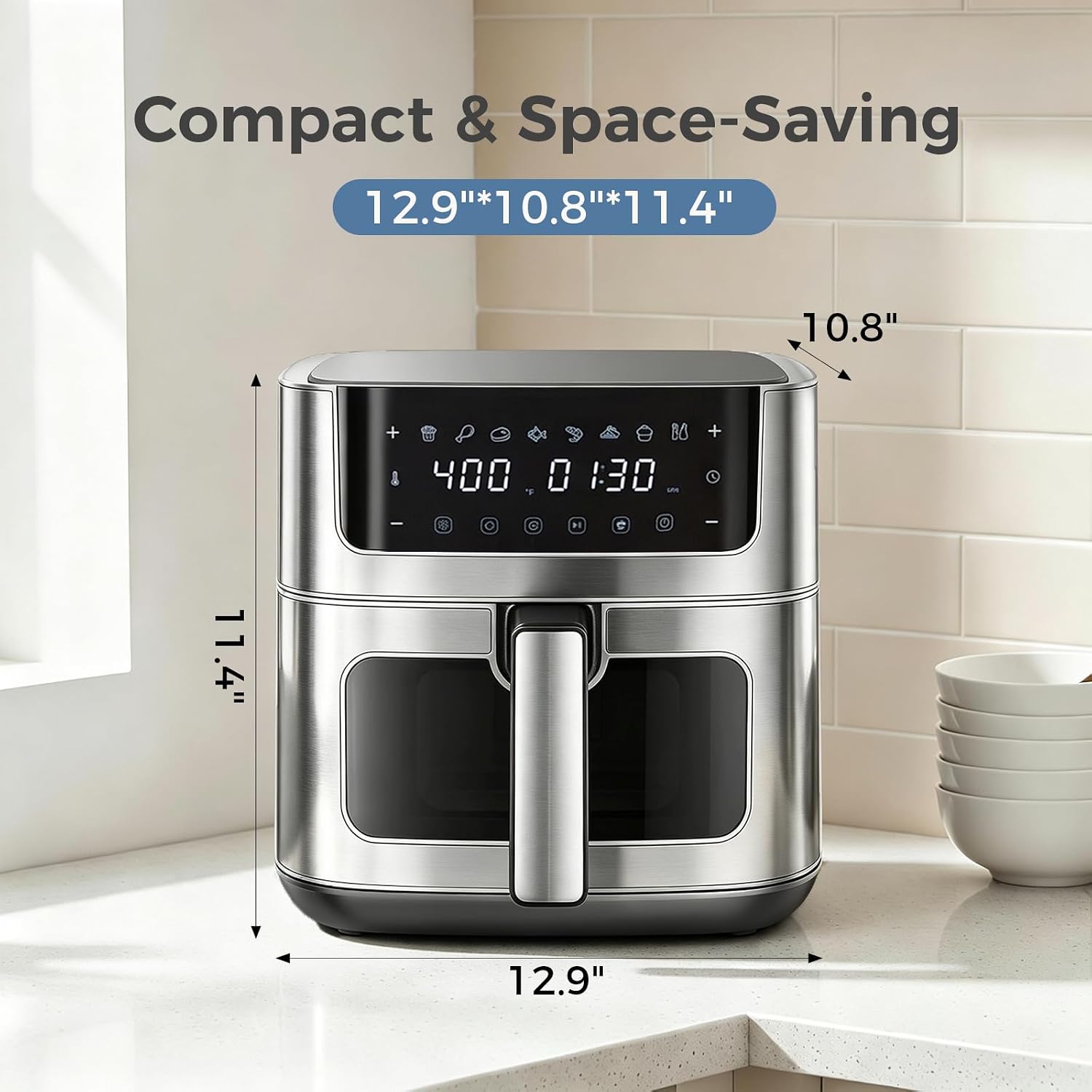 Thumbnail 1 de DUMOS Air Fryer, 6.34 Quarts
