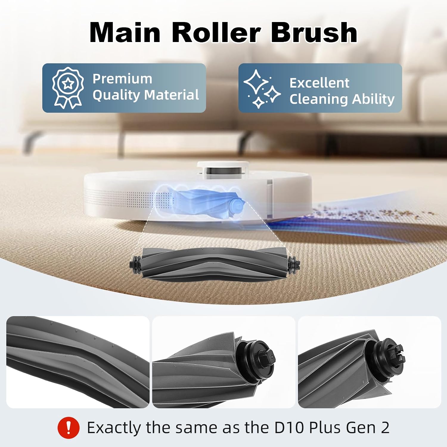 Detalle de Spofan robot vacuum replacement kit, 6 dust bags
