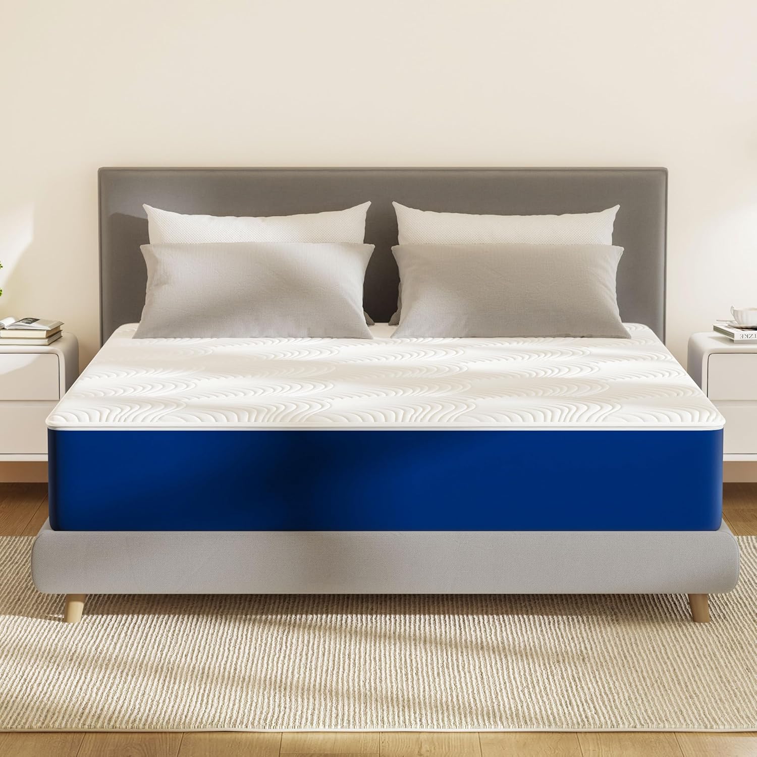 Thumbnail 4 de PurrJoys 4FT6 Double Mattress — 25cm, Medium Firm Support, Gel-Infused Comfort