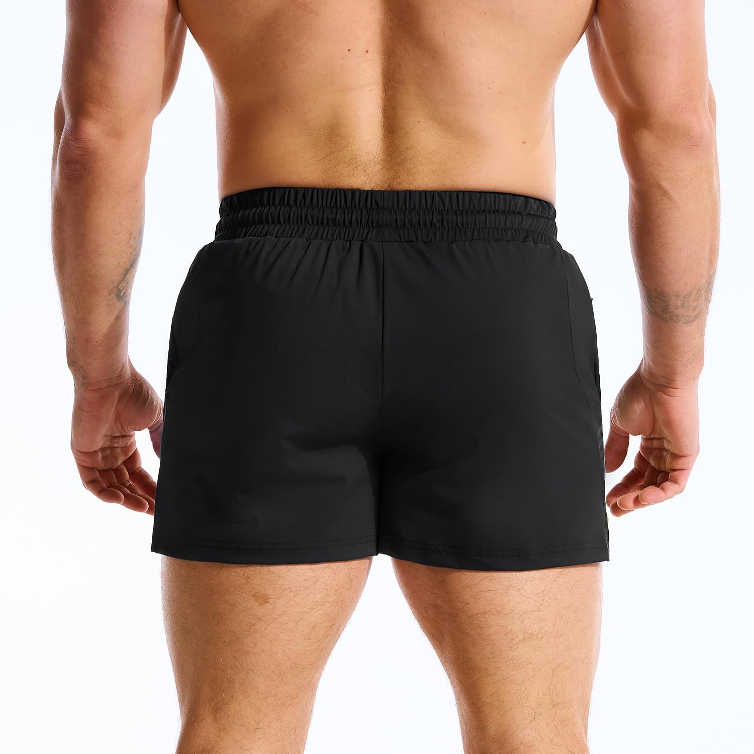 Thumbnail 4 de BROKIG LightArmor Gym Shorts: 3 Inch Rugby-Style Running Shorts for Men