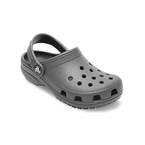 Detalle de Crocs Unisex Kids Classic Clog TClog in Slate Grey (9 UK Child)
