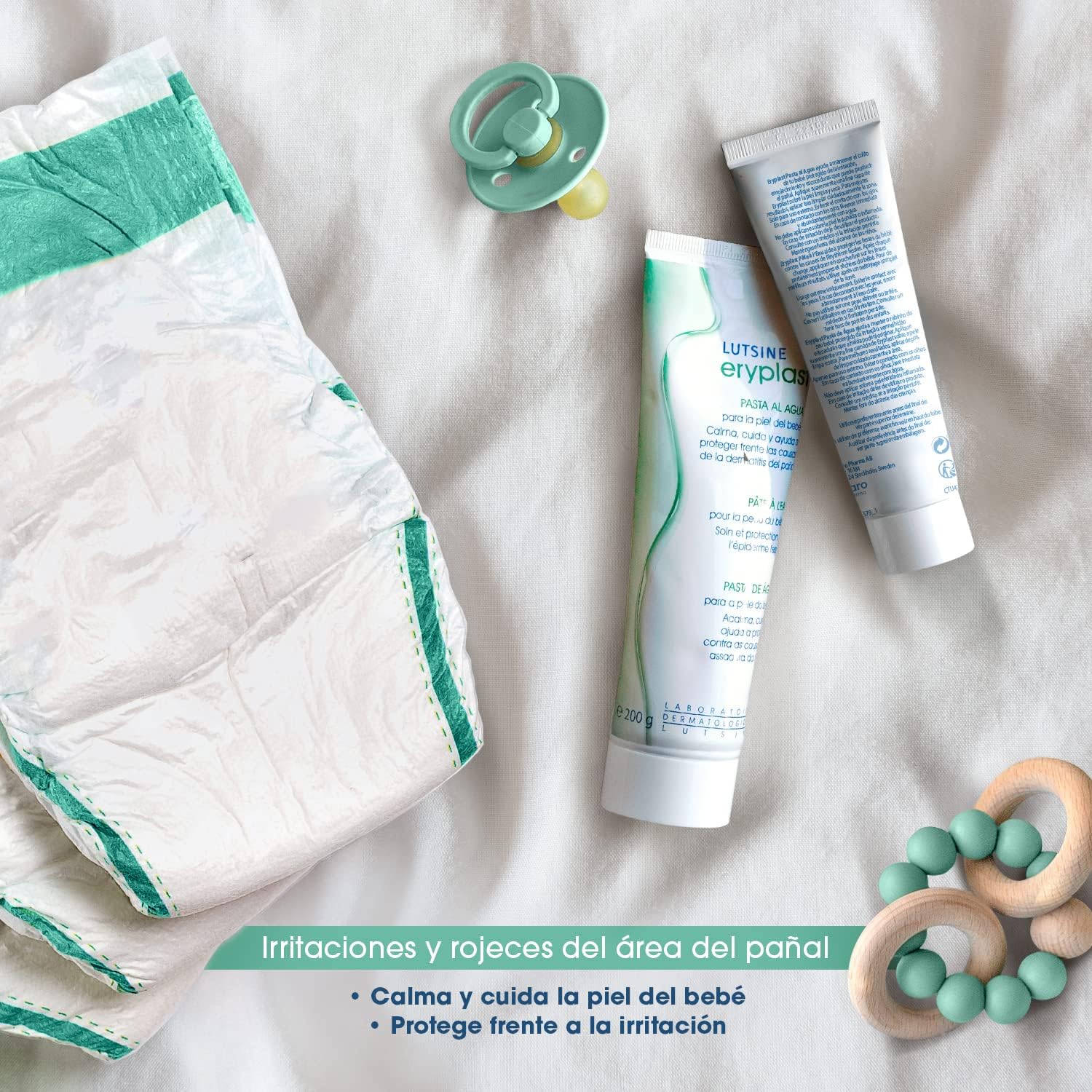 Thumbnail 1 de Eryplast Pasta al Agua 200g 🍼 Crema protectora para bebé