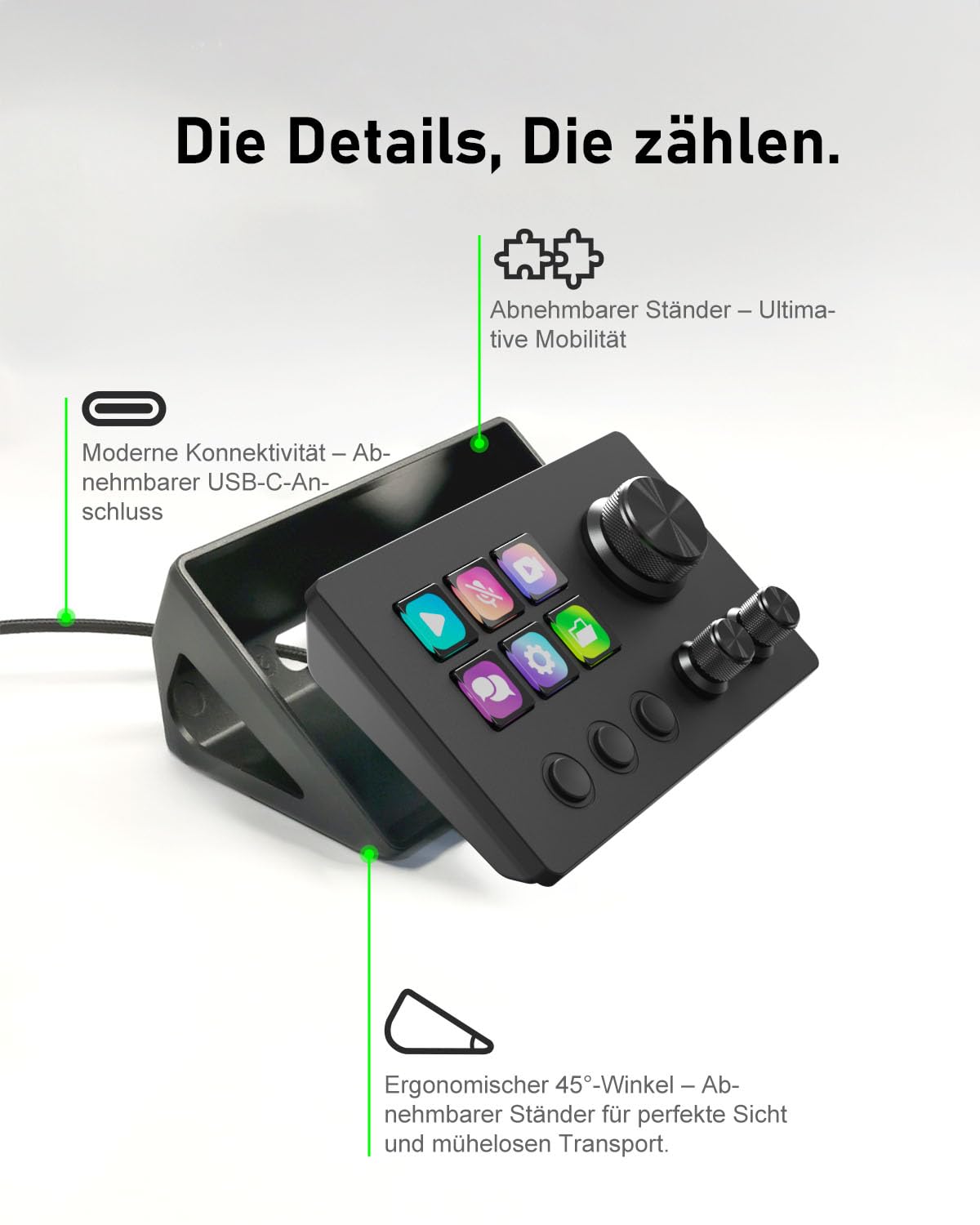 Thumbnail 6 de Basicolor N3 Stream Controller Deck