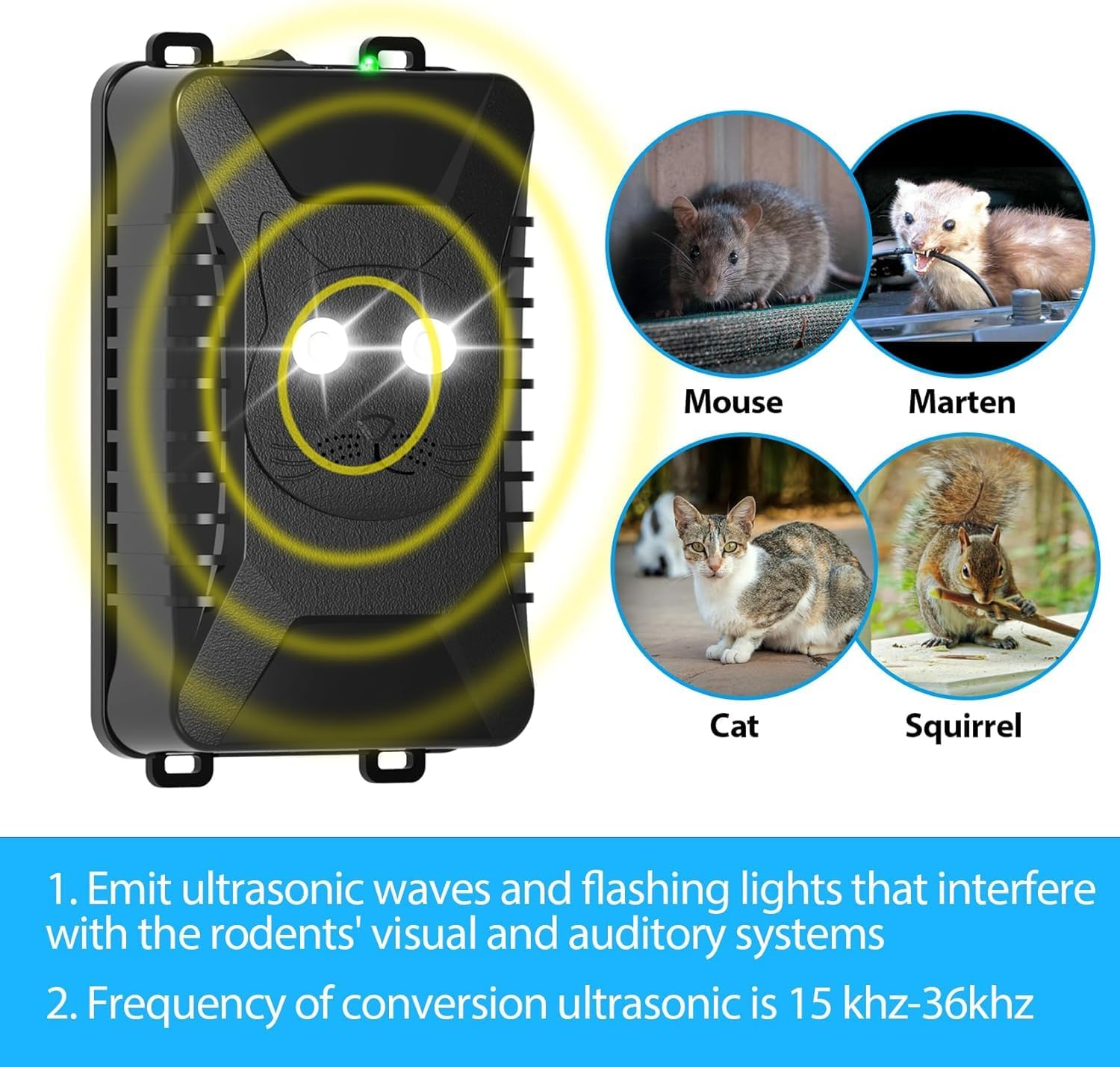 Thumbnail 2 de MEKEET Marderschreck Marderabwehr 90m²